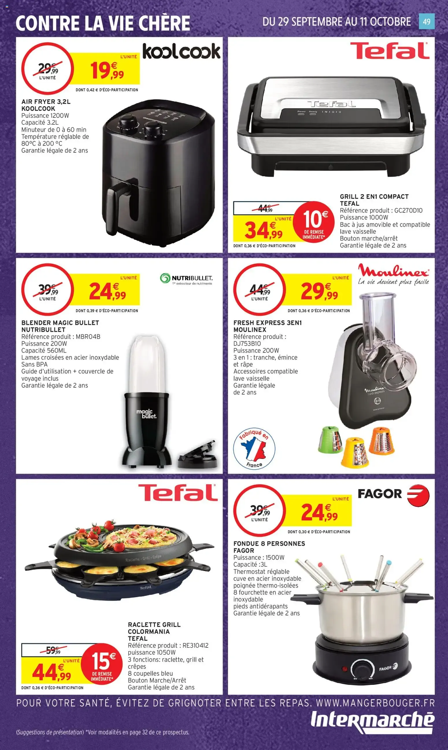 Intermarché - Anniversaire: 100% remboursés en bons d'achat du 29 septembre au 11 octobre 2026 - Catalogue page 41