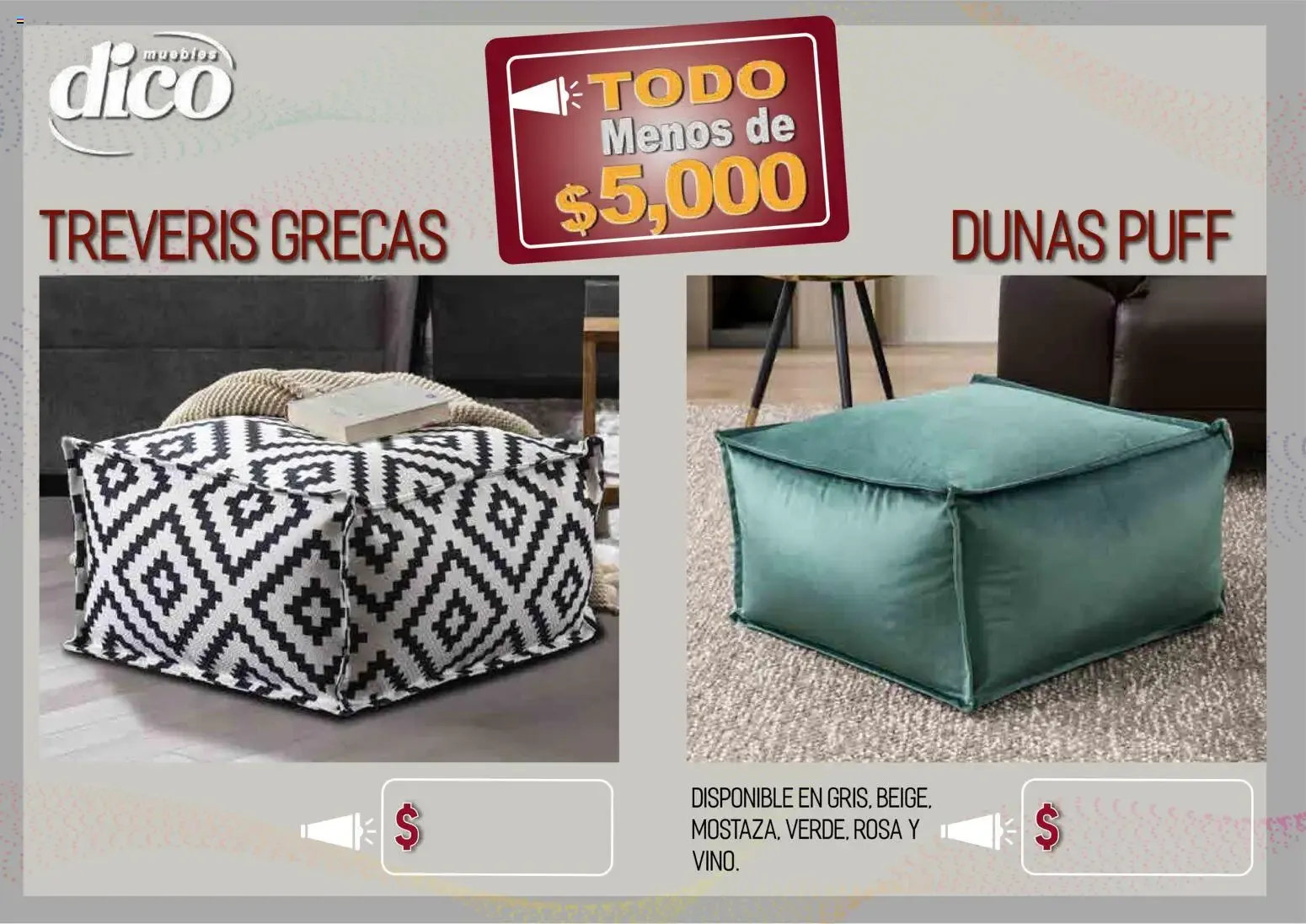 Catálogo de Muebles Dico - Todo Menos de $5,000 9 de abril al 31 de diciembre 2026 - Pagina 56