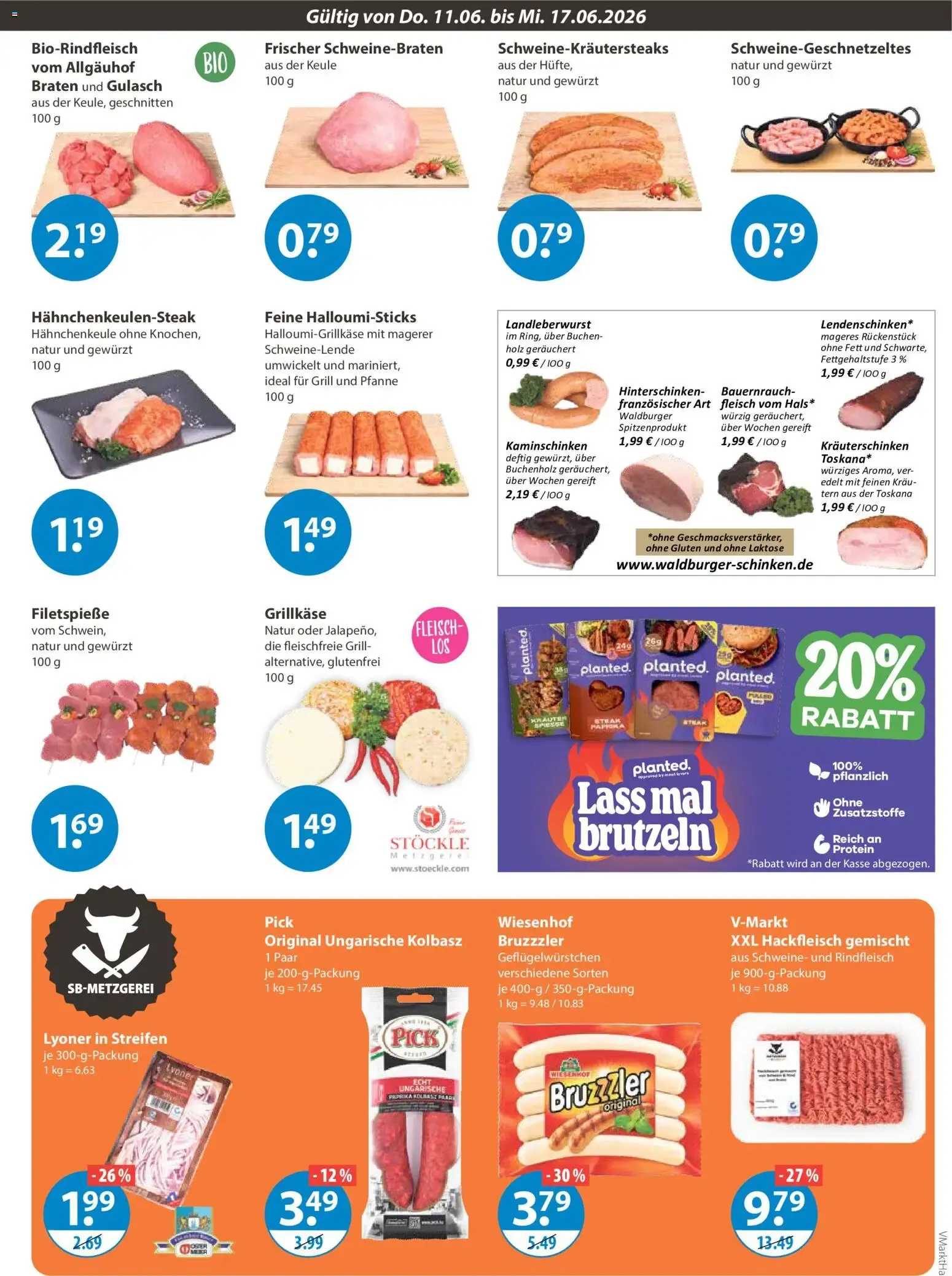 V-Markt Angebote vom 11.06.2026 – Angebote online von 11. Juni bis 17. Juni 2026 - Prospekt seite 3