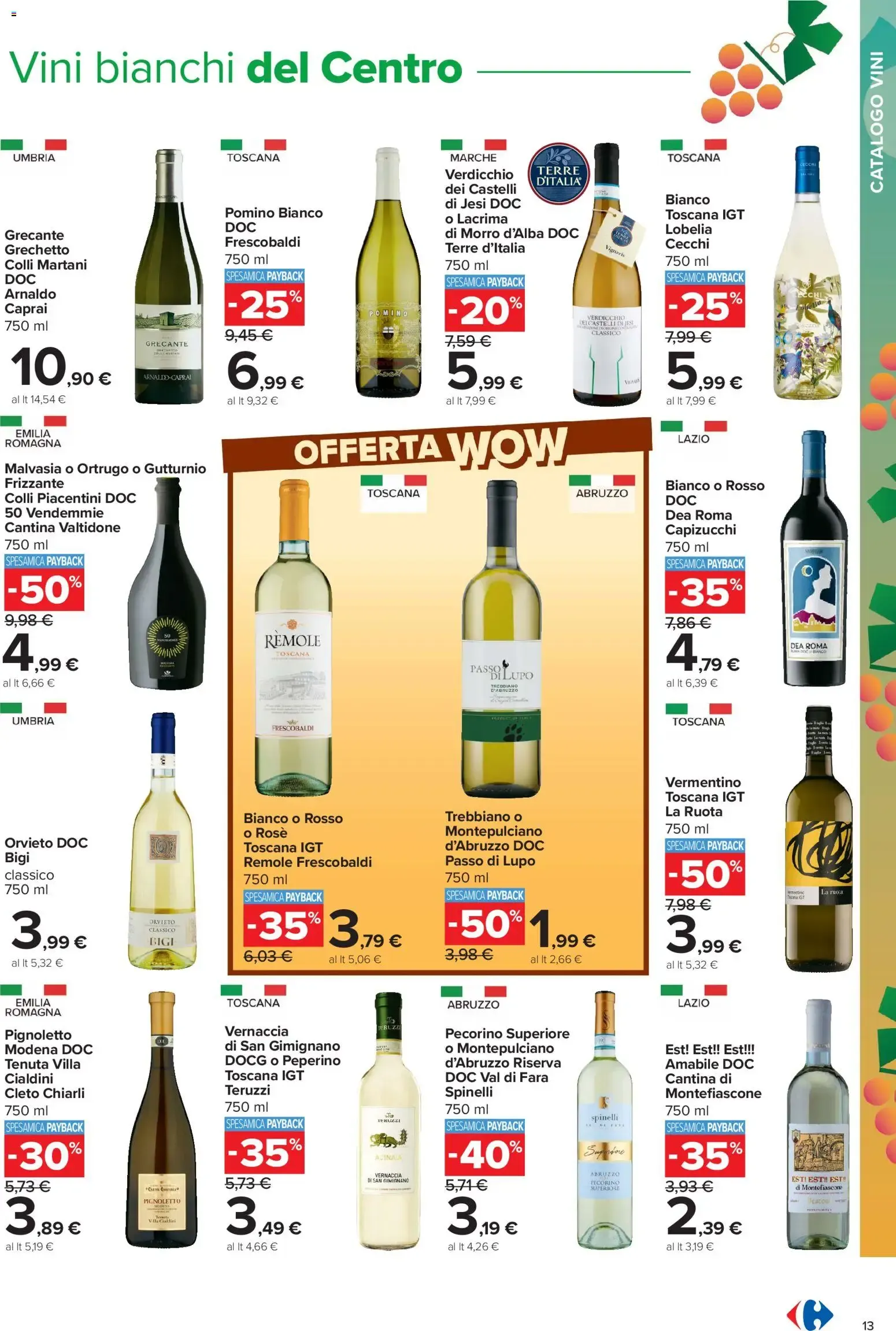 Nuovo Carrefour volantino Iper Vini dal 05/10/2026 > offerte anteprima 🛍️ da 5 ottobre a 8 novembre di 2026 - Pagina del volantino 13