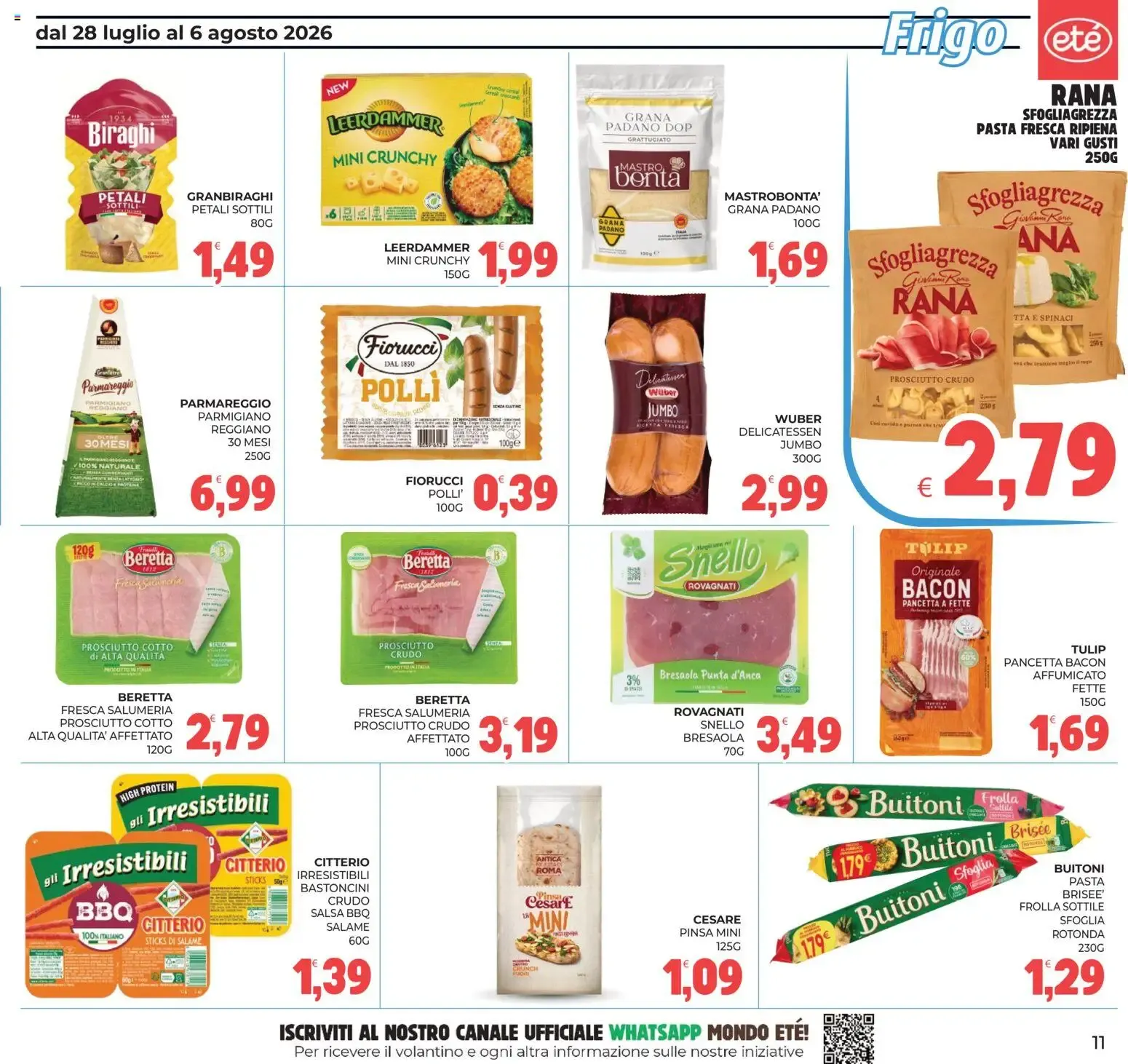 Eté volantino dal 28/07/2026 - online Offerte da 28 luglio a 6 agosto di 2026 - Pagina del volantino 11