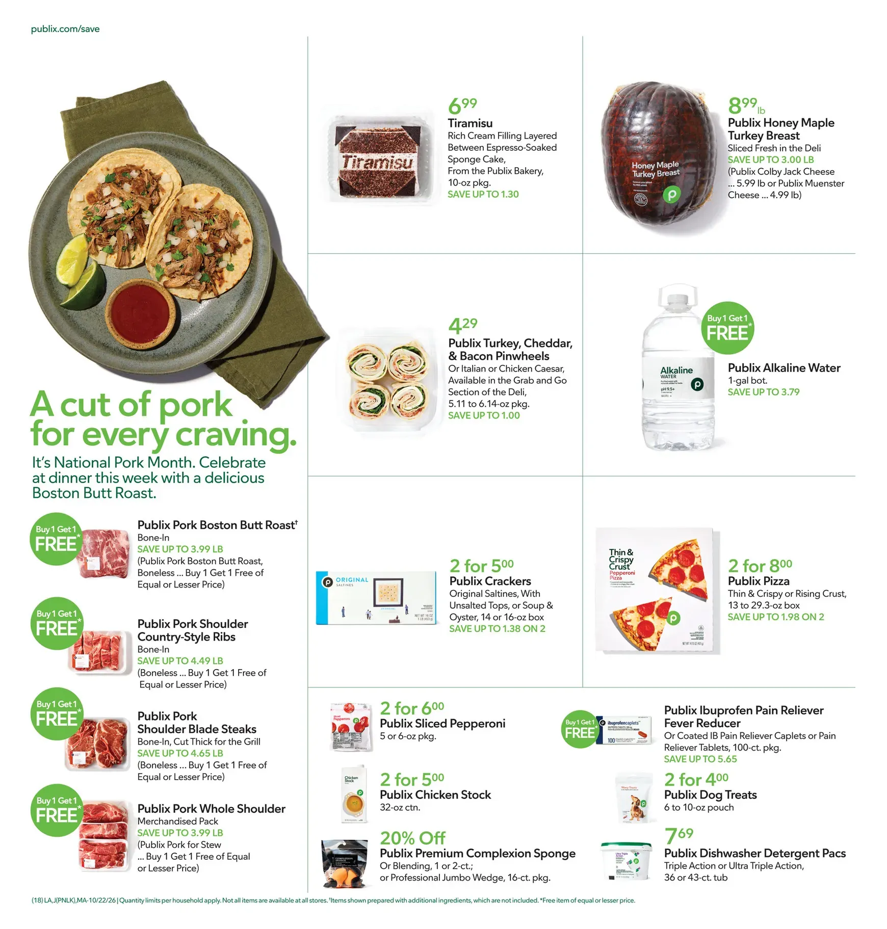 Weekly ad Current Publix leaflet valid from Thursday 10/08/2026 to Wednesday 10/14/2026 from October 8 to October 14 2026 - Page 18