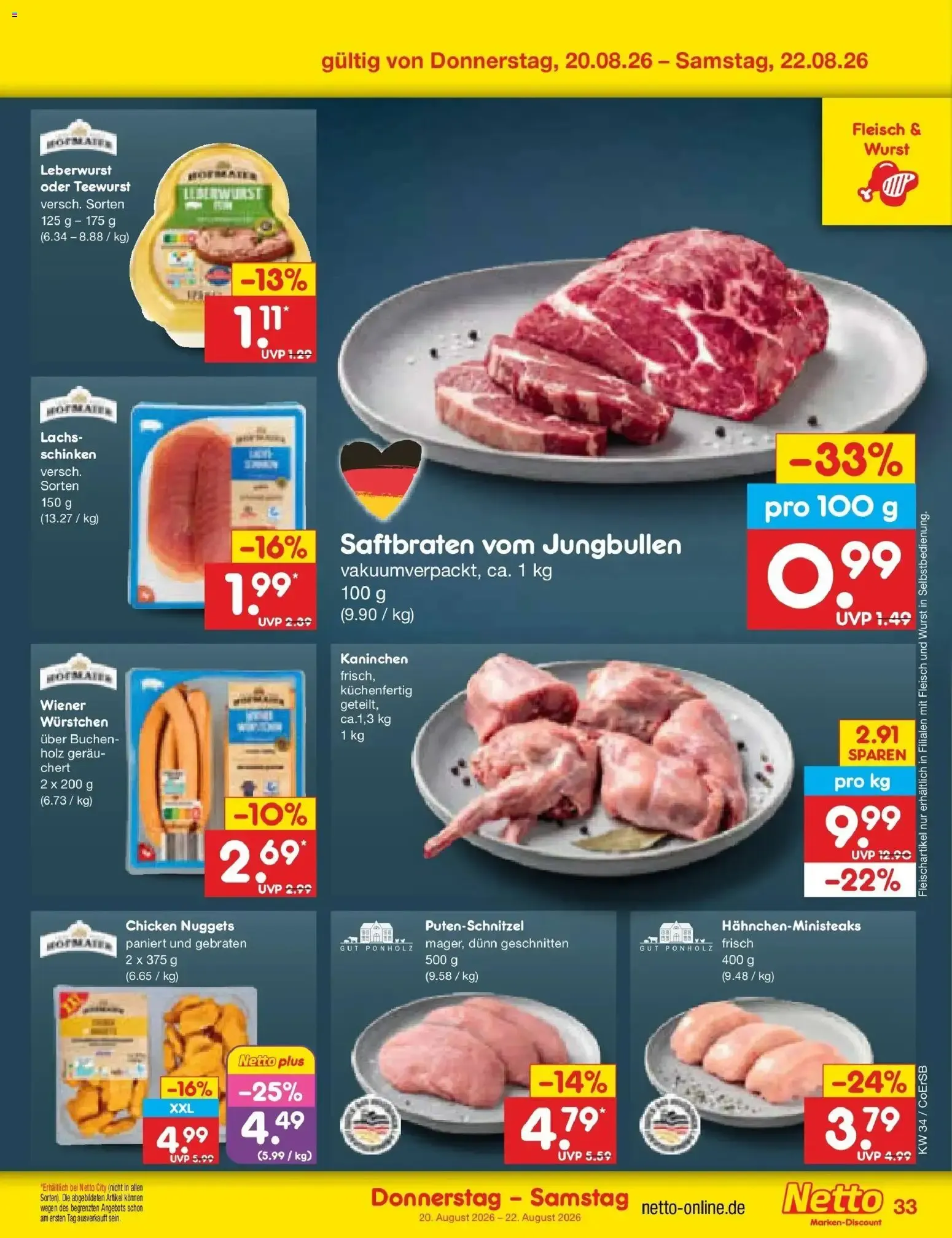 Netto Marken-Discount Prospekt Bitterfeld-Wolfen (ab 17.08.2026) » Angebote von 17. August bis 22. August 2026 - Prospekt seite 51