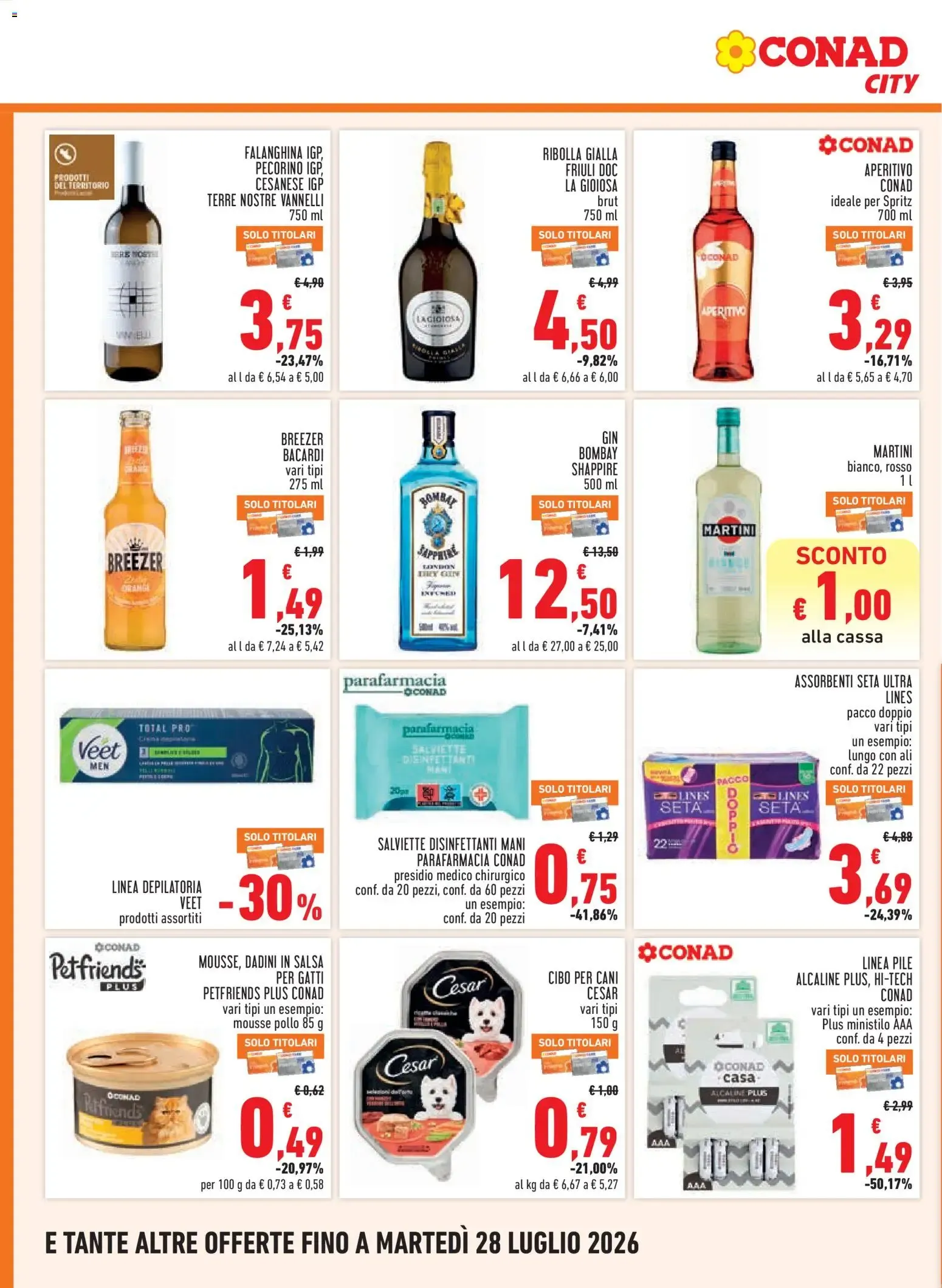 Volantino Conad City Sotto Costo da 16 luglio a 25 luglio di 2026 - Pagina del volantino 11