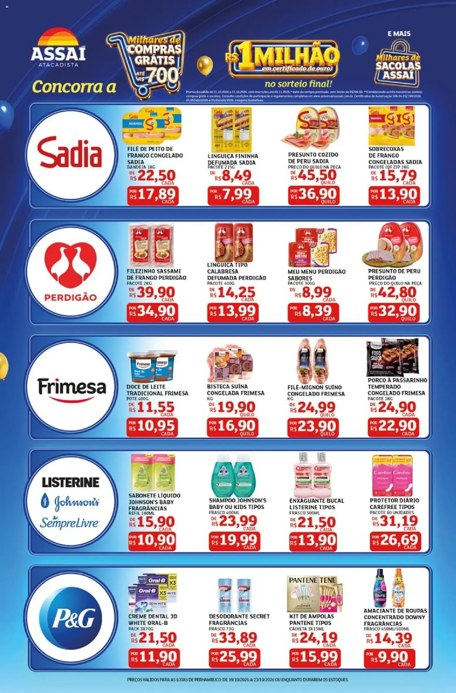 Encarte de Assaí Atacadista ofertas - PE de 19/10/2026 | Promoções Online 19 de outubro até 23 de outubro 2026 - Pagina 2
