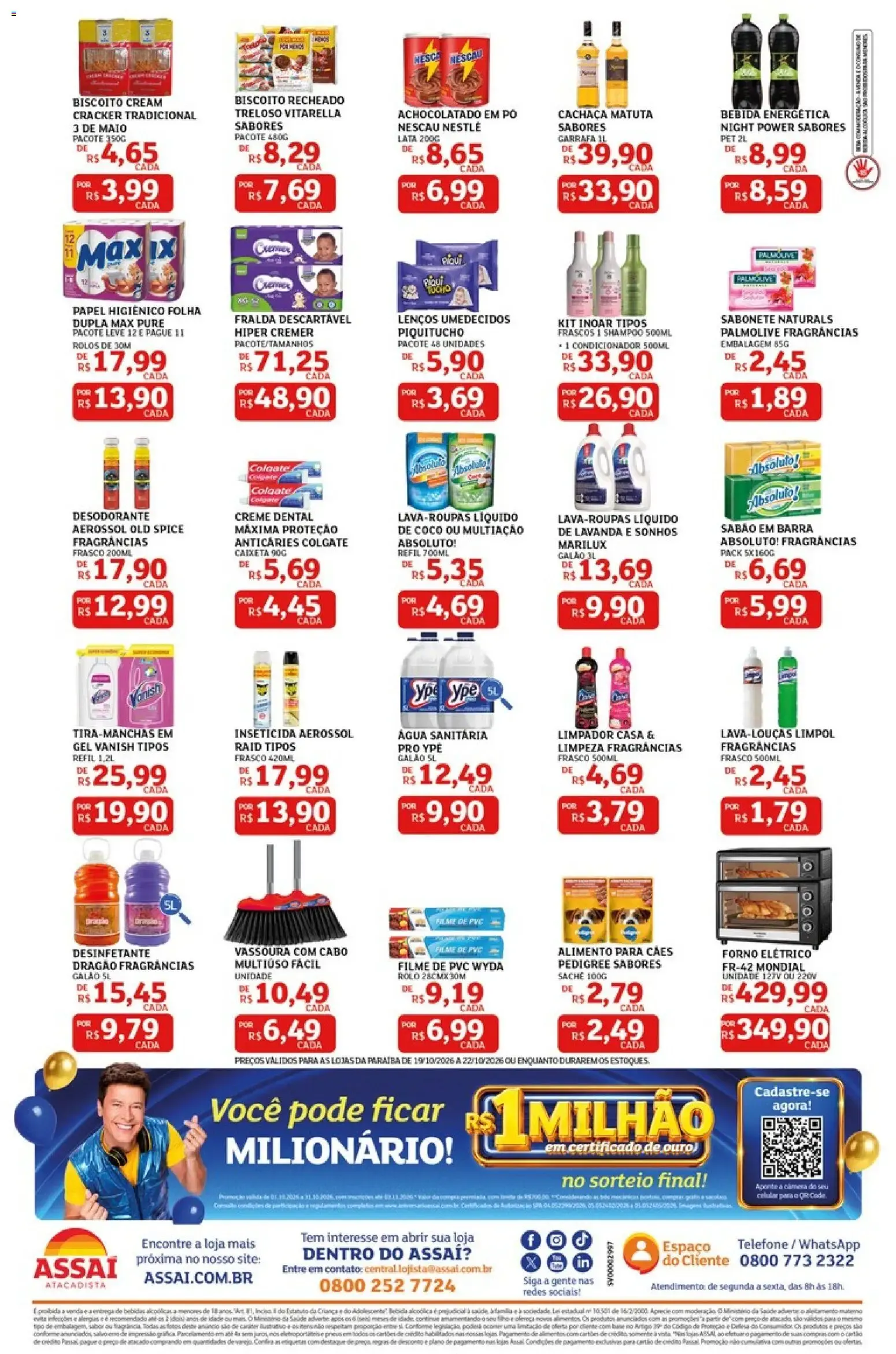 Encarte de Assaí Atacadista ofertas - PB de 19/10/2026 | Promoções Online 19 de outubro até 22 de outubro 2026 - Pagina 2