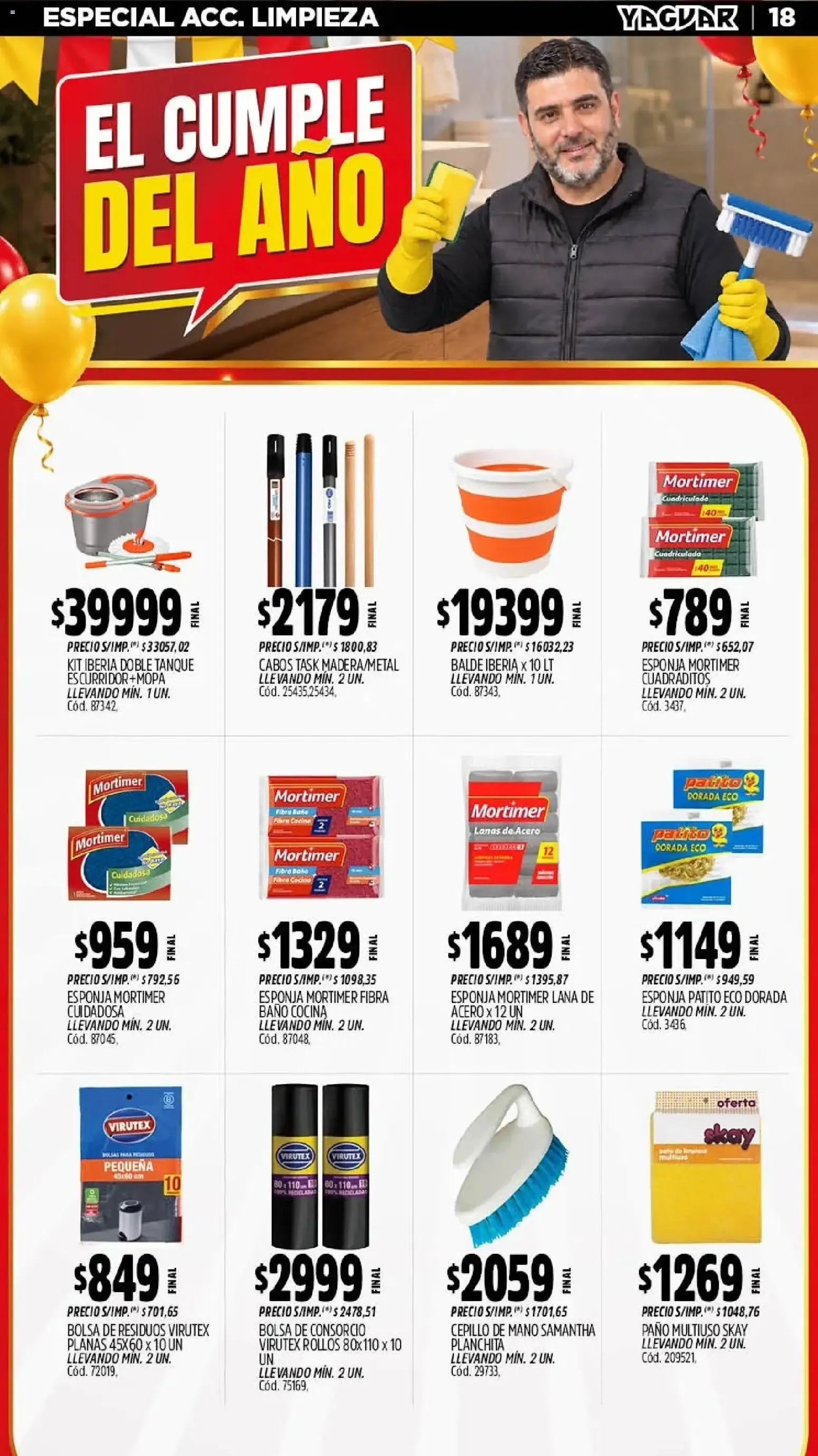 Ofertas de El Cumple del Año 38 - Mayorista Yaguar 5 de octubre al 11 de octubre 2026 - Página 17 del catálogo