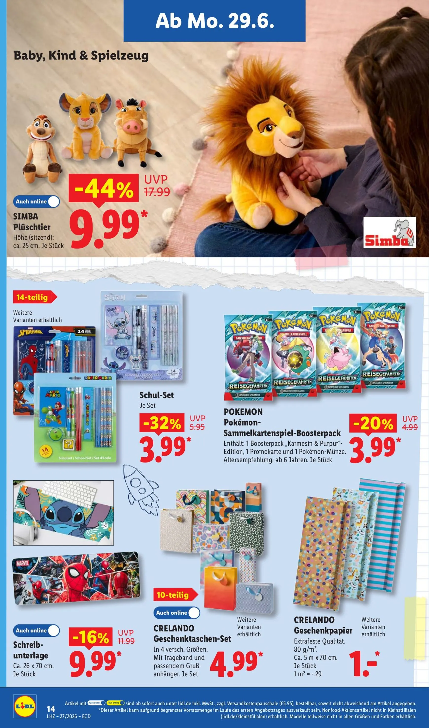 Lidl Prospekt – von Montag 29.06.2026 bis Samstag 04.07.2026 von 29. Juni bis 4. Juli 2026 - Prospekt seite 41