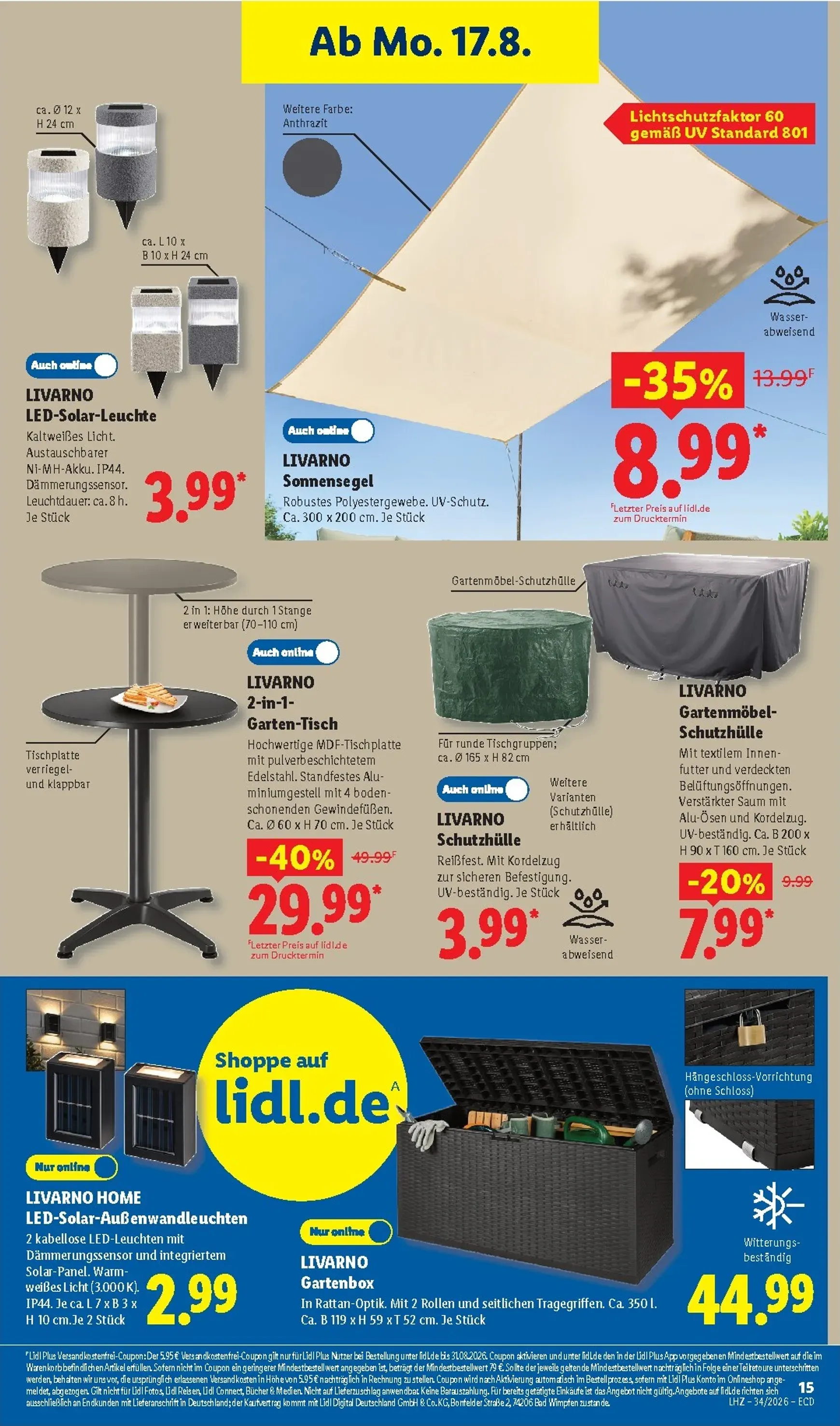 Lidl Angebot der Woche von 17. August bis 22. August 2026 - Prospekt seite 11