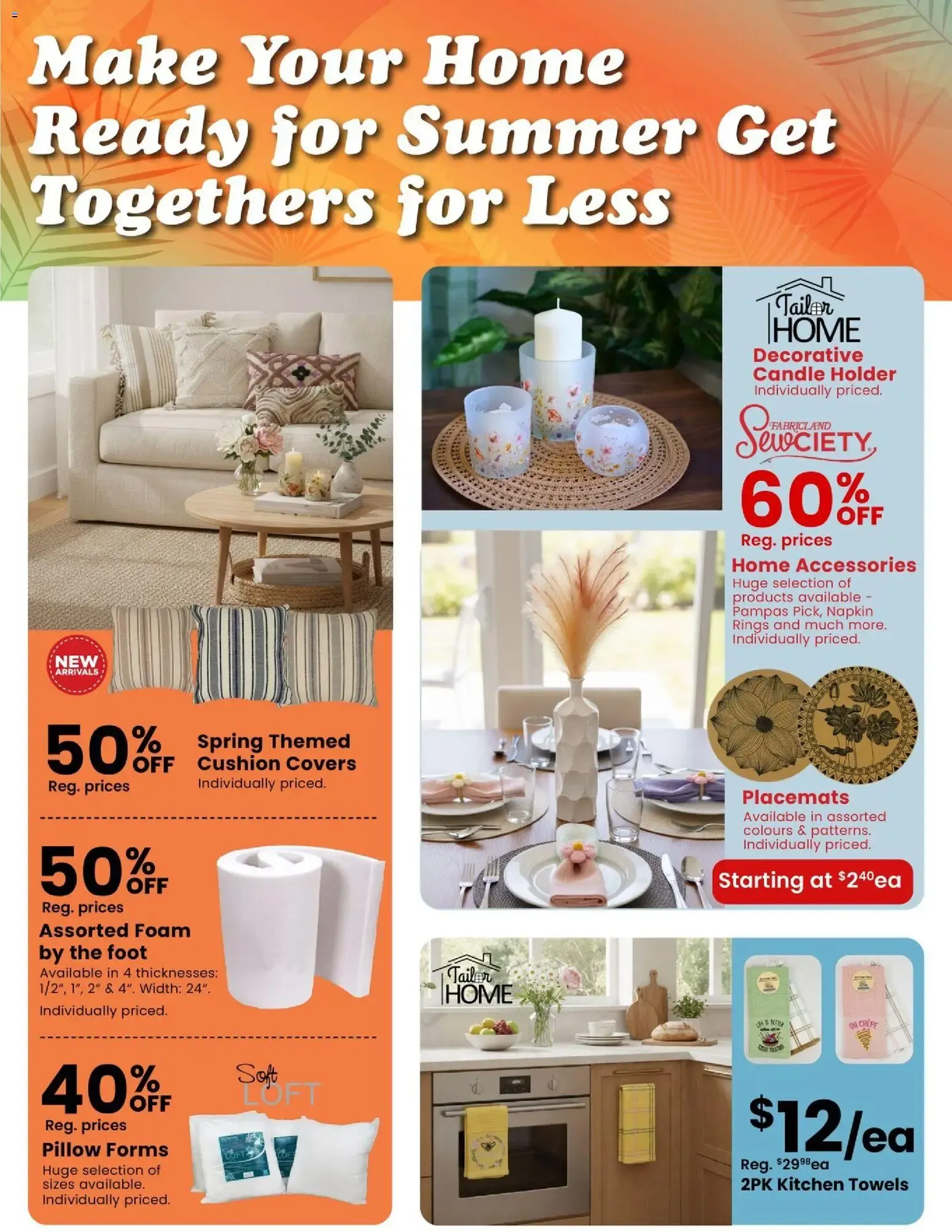 Fabricland Blowout Sale & Summer Splash Savings from July 2 to July 31 2026 - flyer page 6