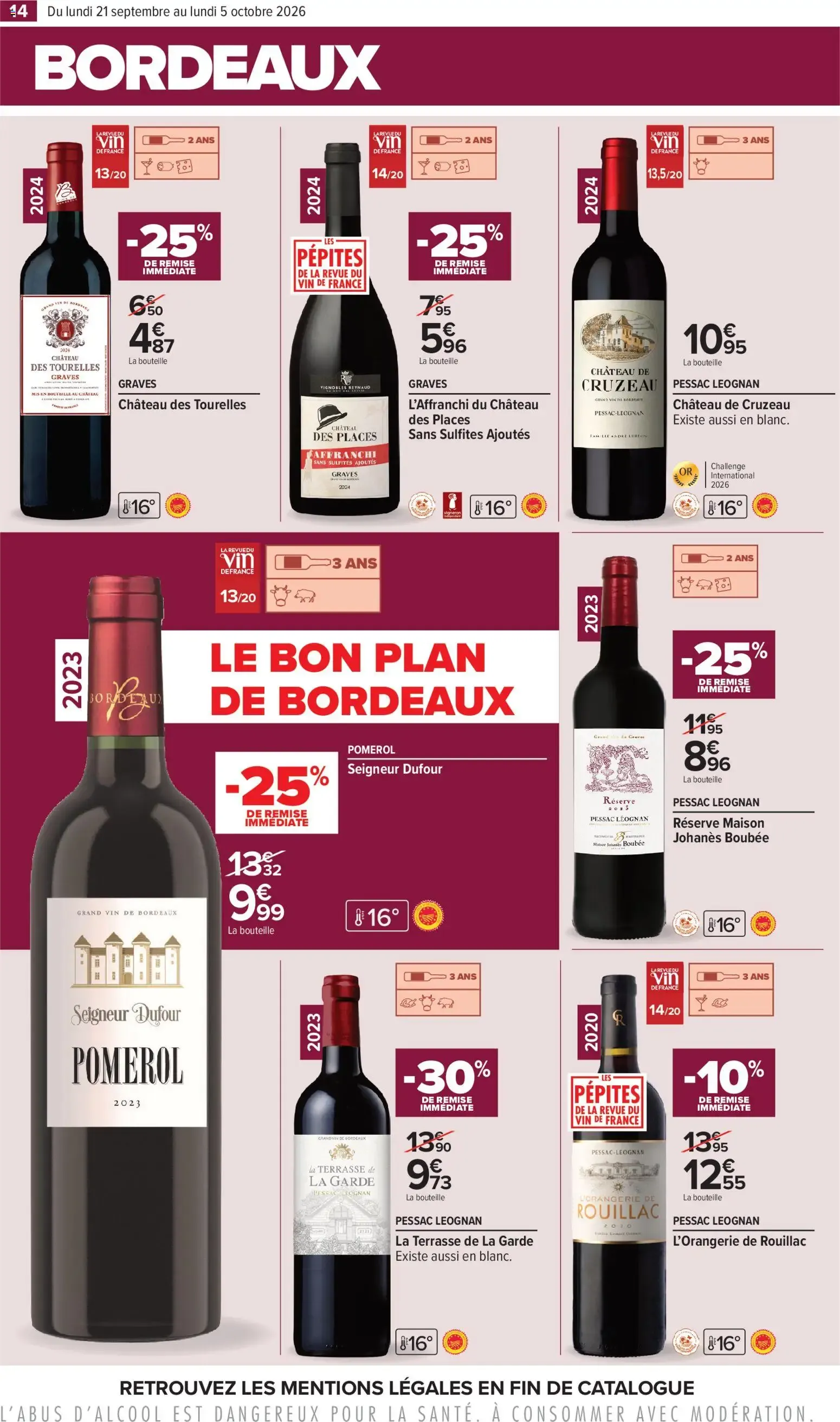 Carrefour Foire aux vins d automne à partir du 21/09/2026 - promo en ligne du 21 septembre au 5 octobre 2026 - Catalogue page 13