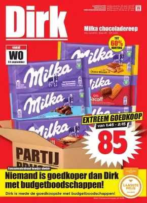 Dirk folder van 23 september tot 29 september 2026 - Folder pagina 1