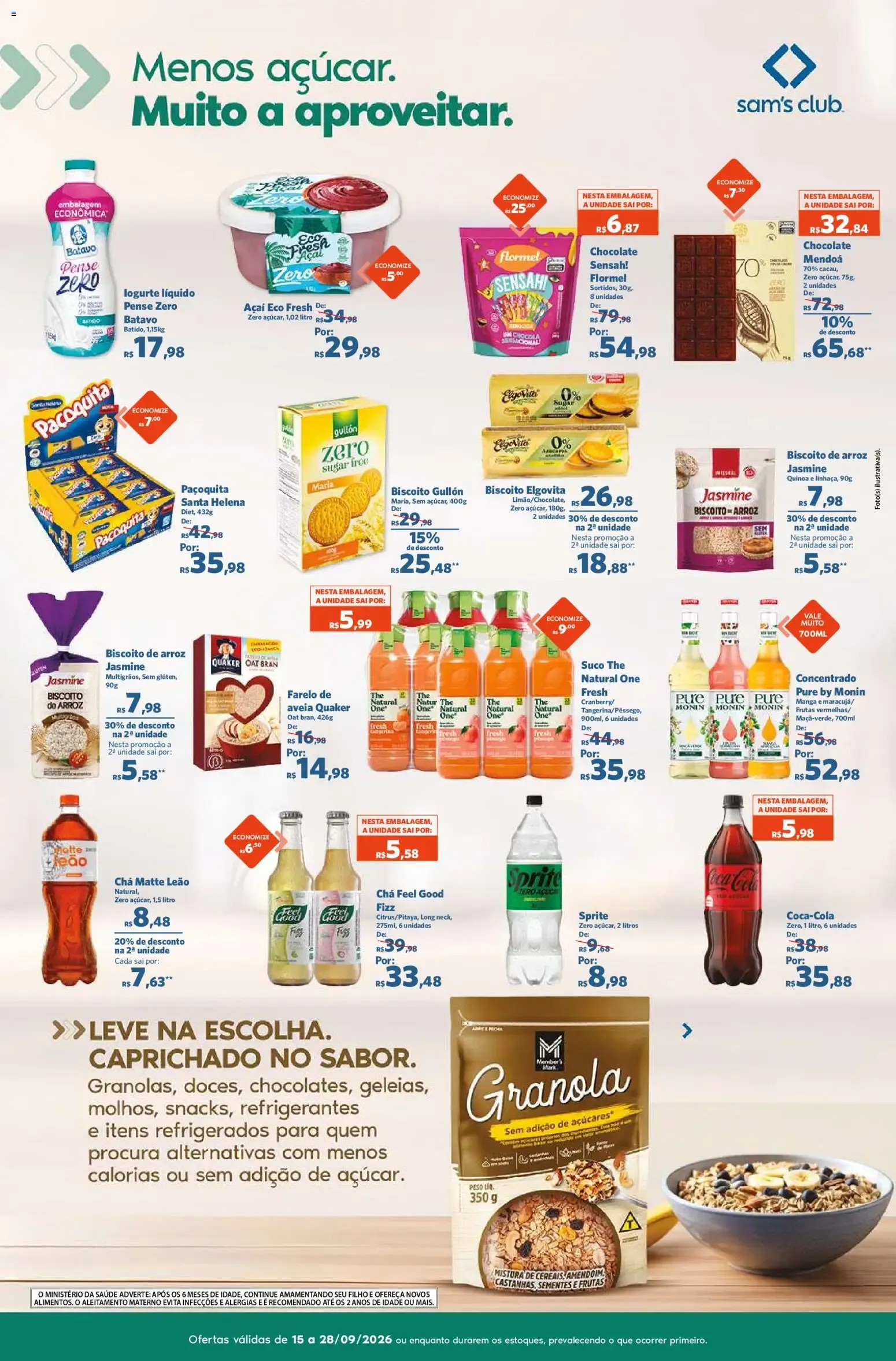 Encarte de Sam's Club Viva Bem 15 de setembro até 28 de setembro 2026 - Pagina 10