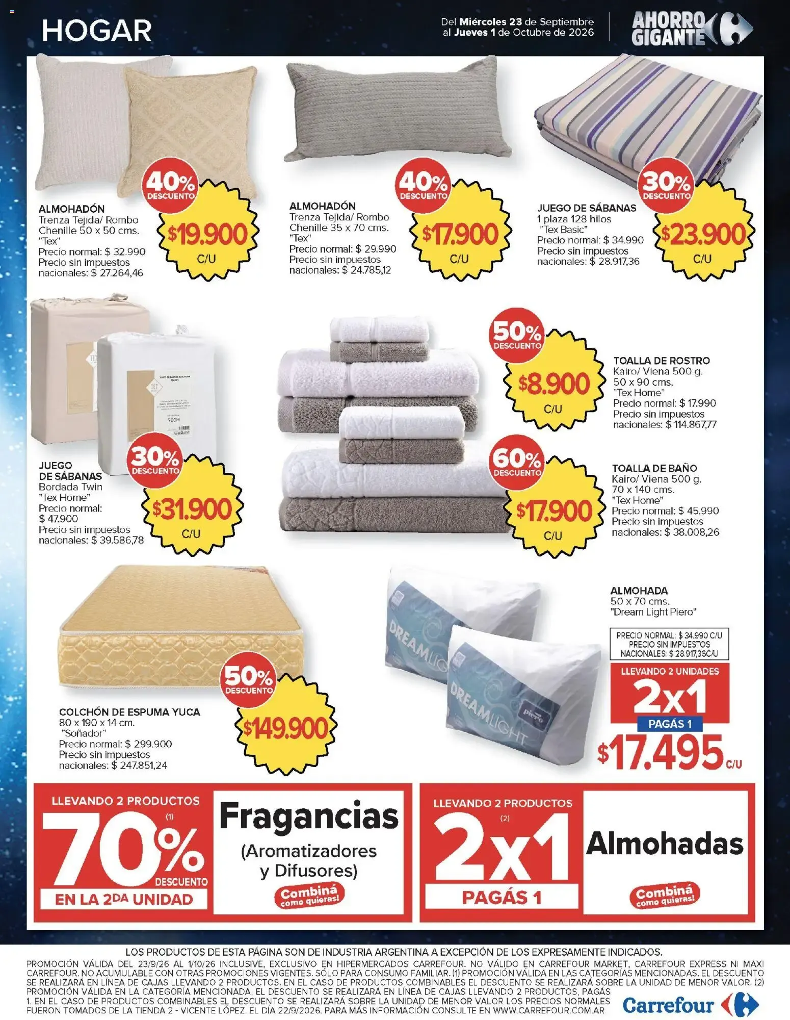 Ofertas de Carrefour - Carrefour Hiper Ofertas || del 23/09/2026 - 02/10/2026 || Promociones 23 de septiembre al 1 de octubre 2026 - Página 25 del catálogo