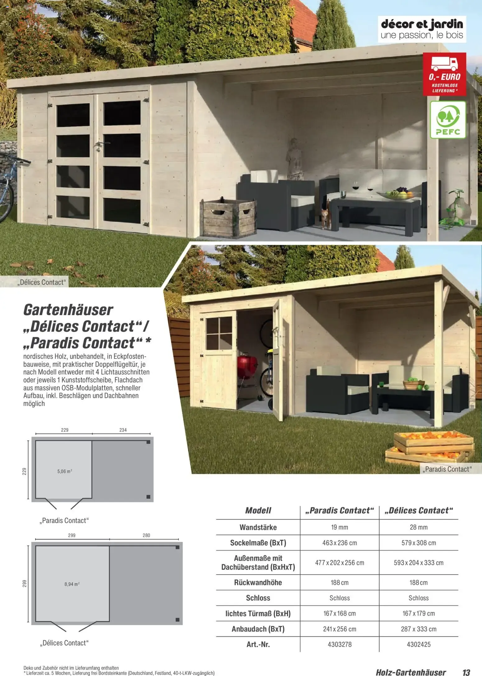Toom Baumarkt Gartenhäuser & Carports 2026 (ab 20.02.2026) zum Blättern von 20. Februar bis 30. Juni 2026 - Prospekt seite 13