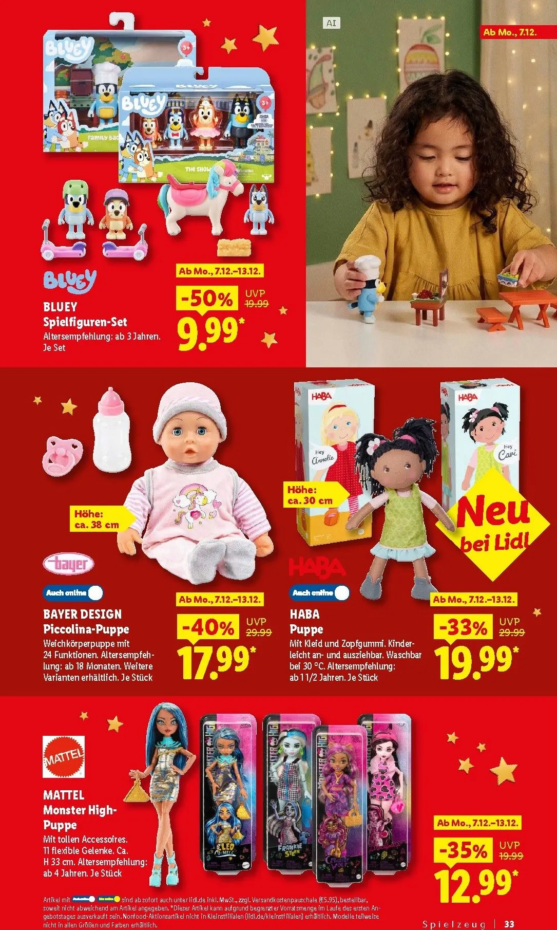 Die Magie des Schenkens lohnt sich. Entdecke zahlreiche Geschenkideen von 26. Oktober bis 24. Dezember 2026 - Prospekt seite 33
