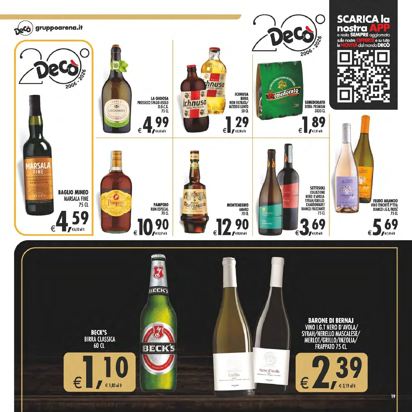 Volantino attuale di Decò - Gourmet valido dal martedì 09/06/2026 al giovedì 18/06/2026 da 9 giugno a 18 giugno di 2026 - Pagina del volantino 19