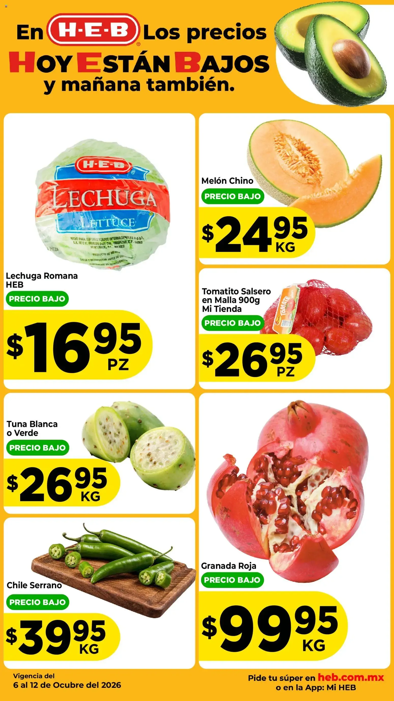 Catálogo de En H-E-B Los precios HOY ESTÁN BAJOS y mañana también. 6 de octubre al 8 de octubre 2026 - Pagina 2