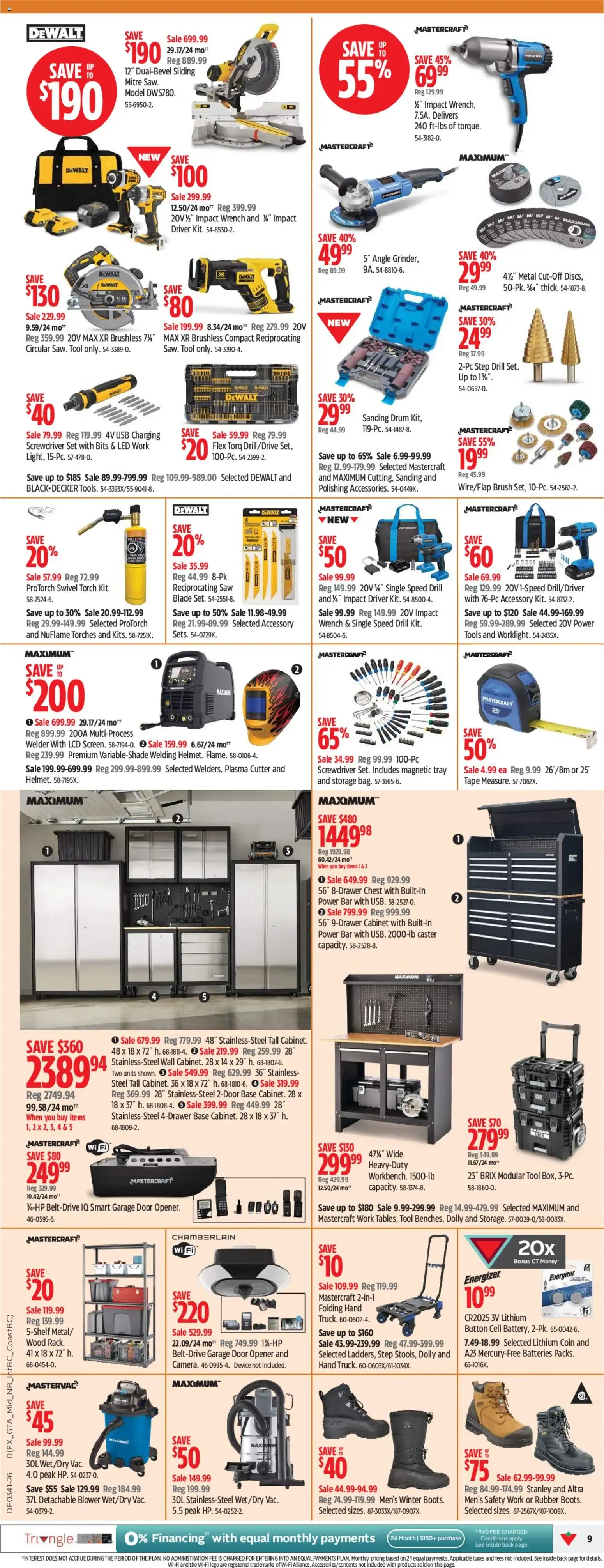 Canadian Tire weekly flyer from Oct 8, 2026 > weekly specials & deals from October 8 to October 14 2026 - flyer page 9