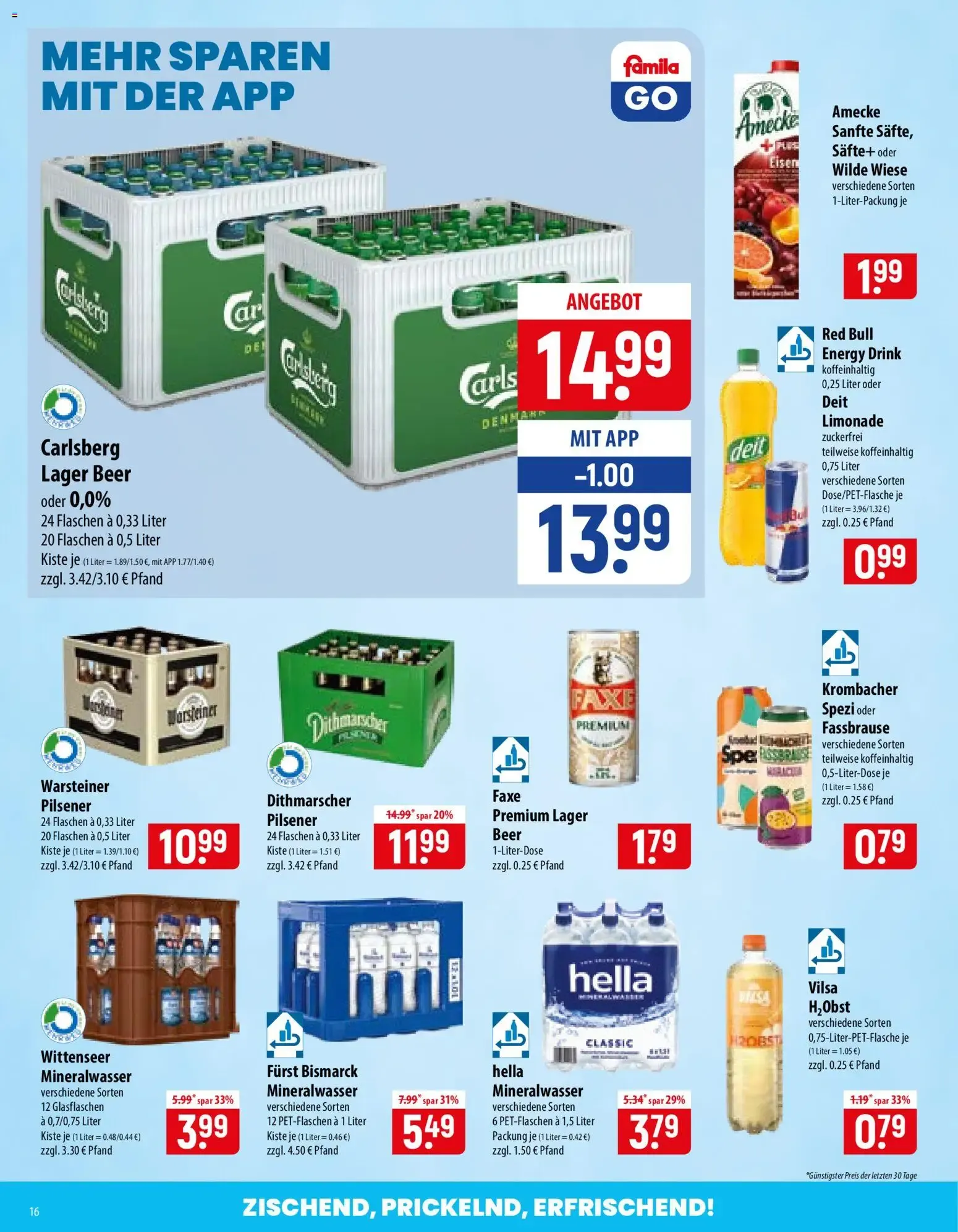 Famila Prospekt (ab 19.10.2026) zum Blättern von 19. Oktober bis 24. Oktober 2026 - Prospekt seite 16