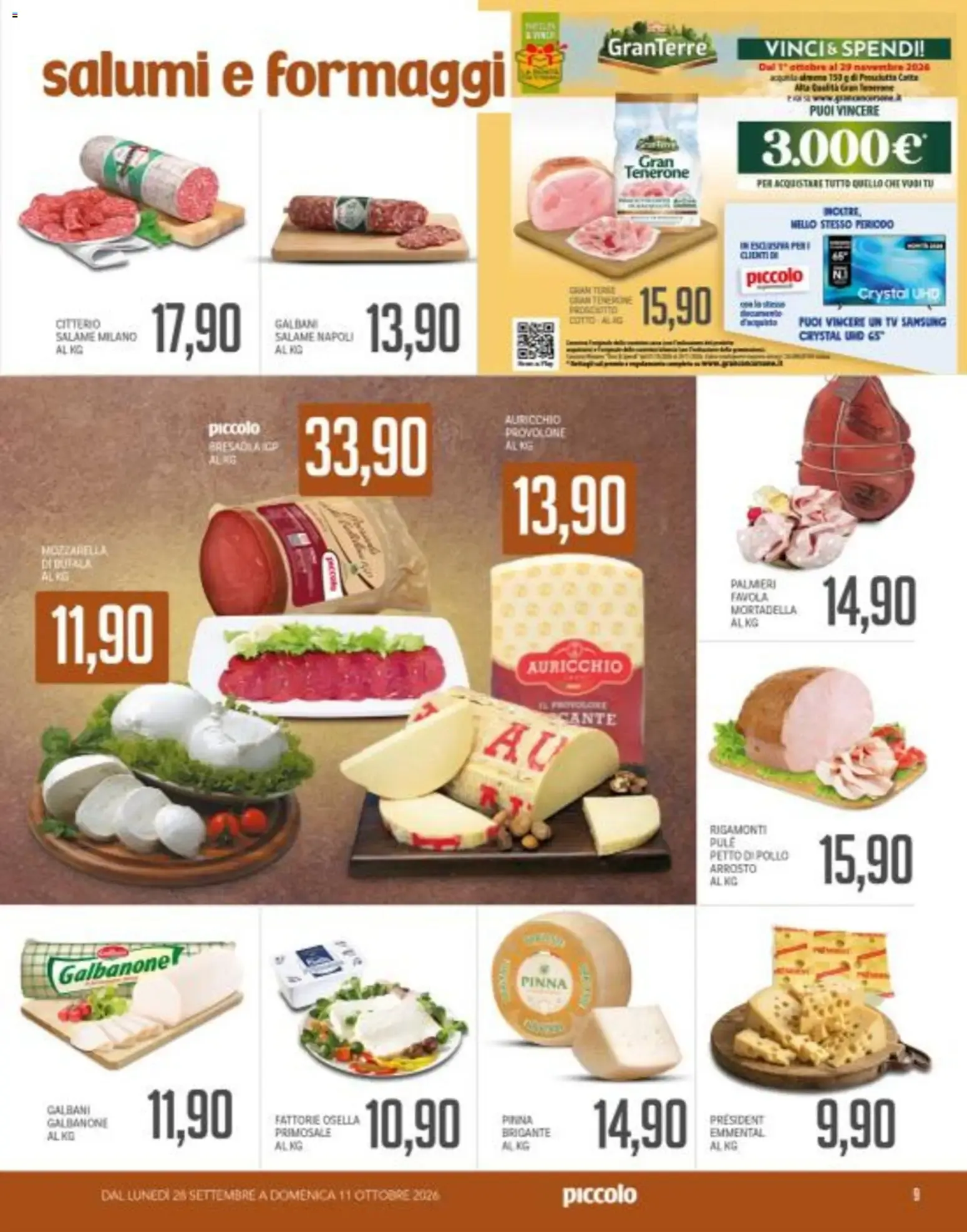 Piccolo volantino dal 28/09/2026 - online Offerte da 28 settembre a 11 ottobre di 2026 - Pagina del volantino 9