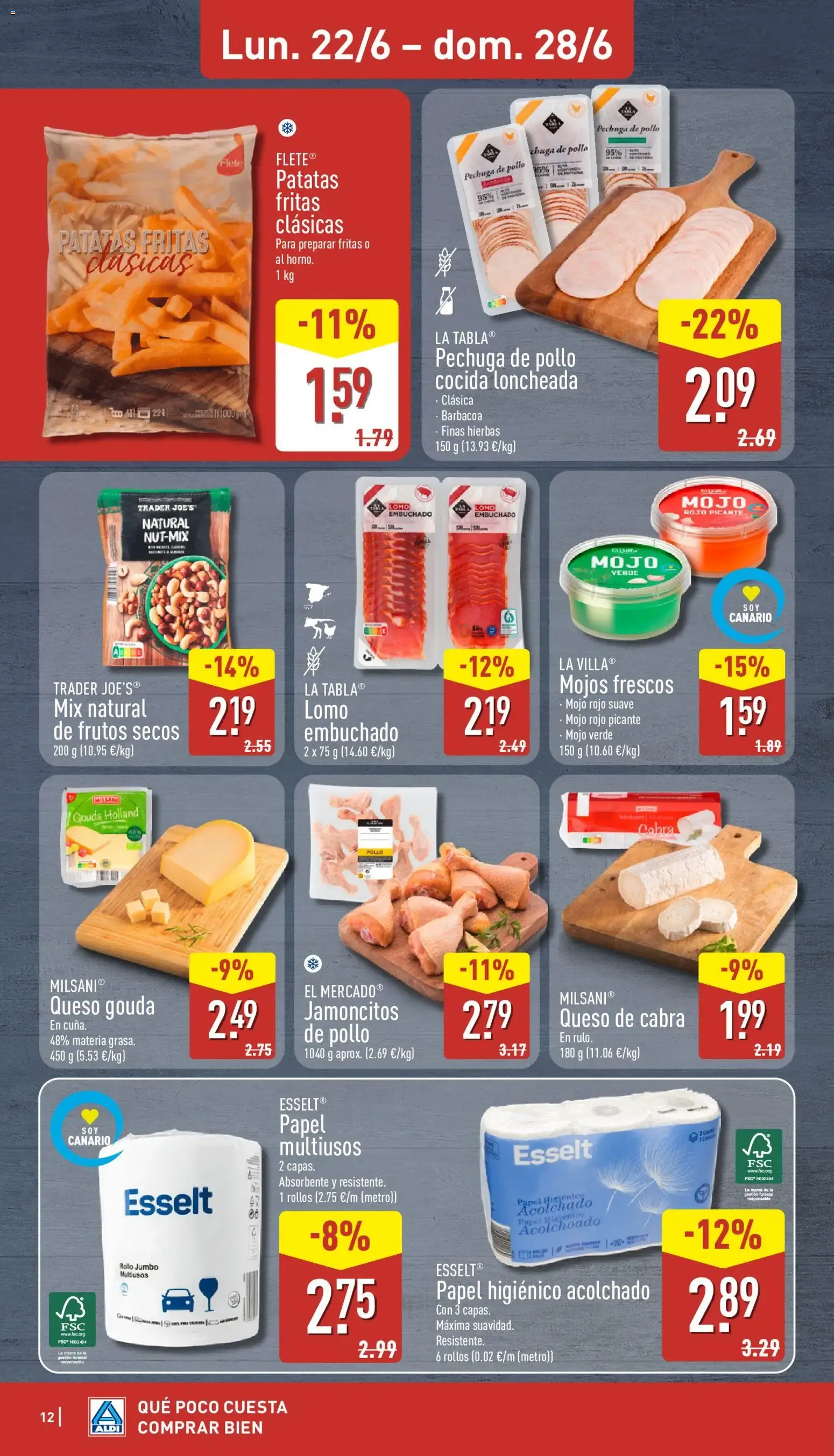 Catálogo de Aldi folleto Canarias del 22/06/2026 | Catálogo 22 de junio al 28 de junio 2026 - Página 12