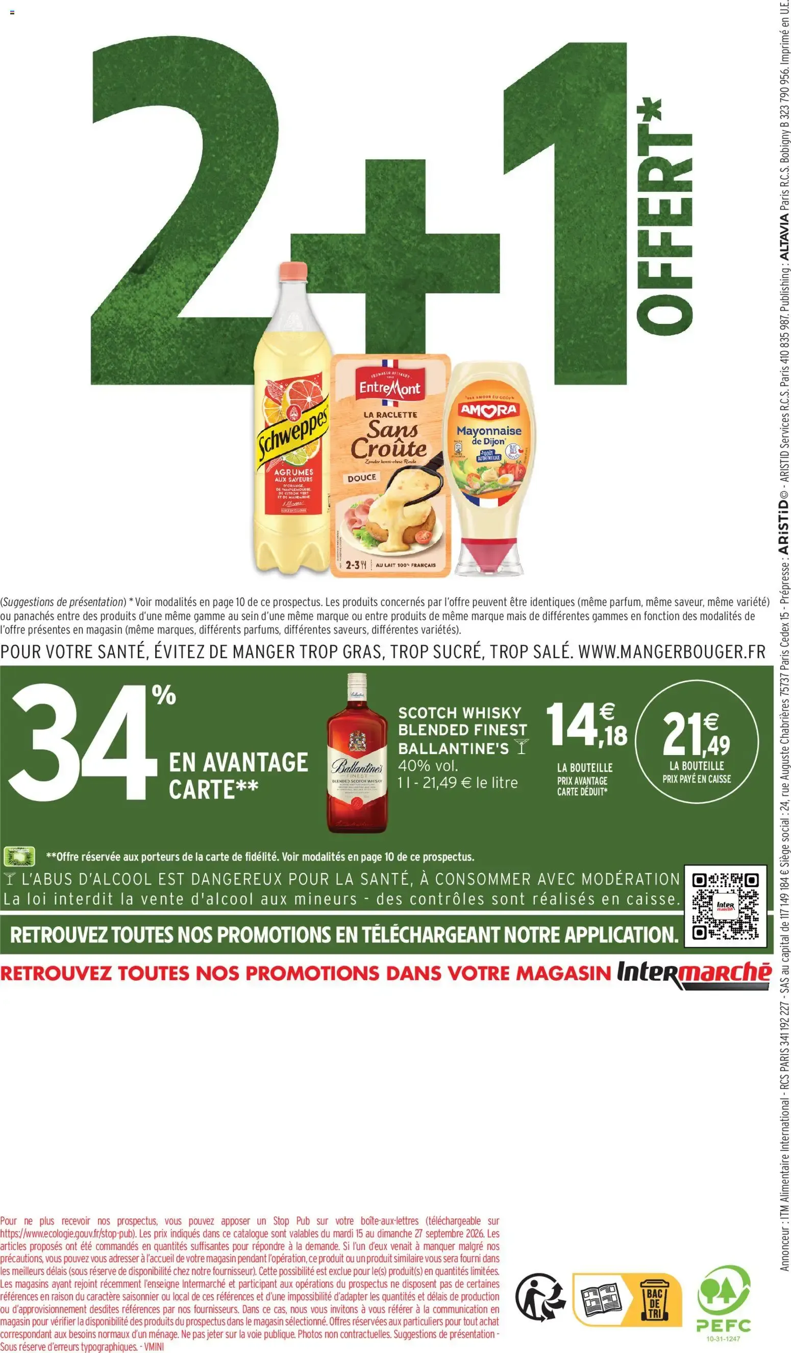 Intermarché - C'est notre anniversaire à partir du 15/09/2026 - promo en ligne du 15 septembre au 27 septembre 2026 - Catalogue page 16