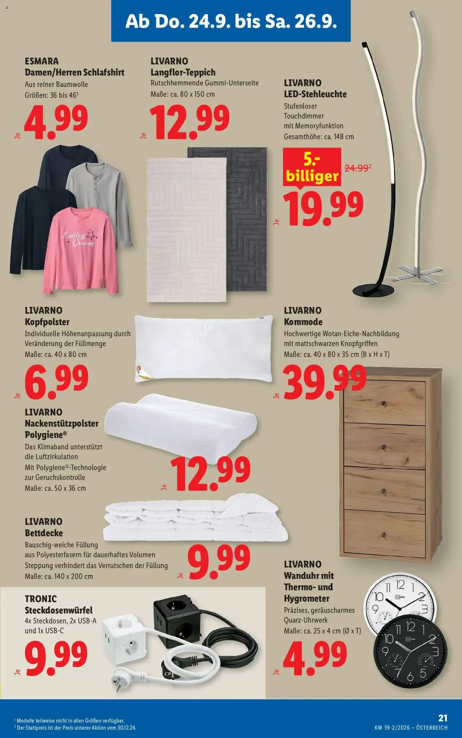 Lidl Aktion von 24. September bis 26. September 2026 - Flugblätt seite  25