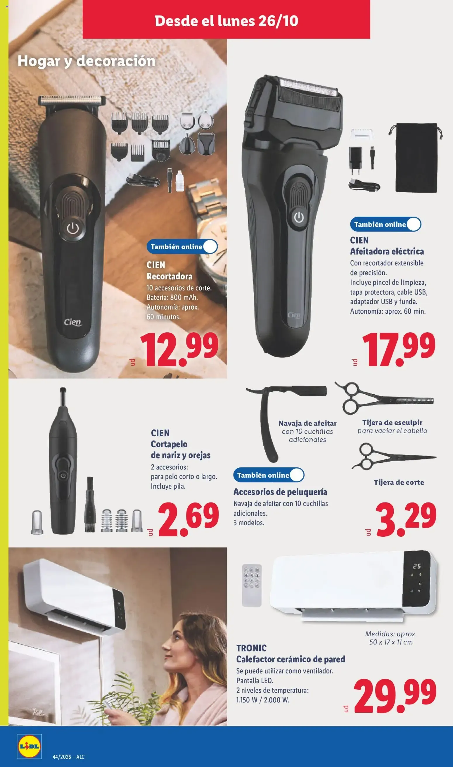 Catálogo de Lidl folleto de bazar del 26/10/2026 | Ofertas 26 de octubre al 1 de noviembre 2026 - Página 18