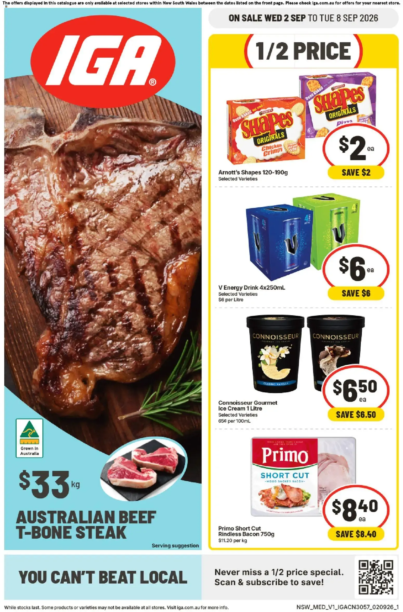 IGA catalogue valid from 02/09/2026 > Online Australia - Catalogue valid from 2 September to 8 September 2026 - page 1