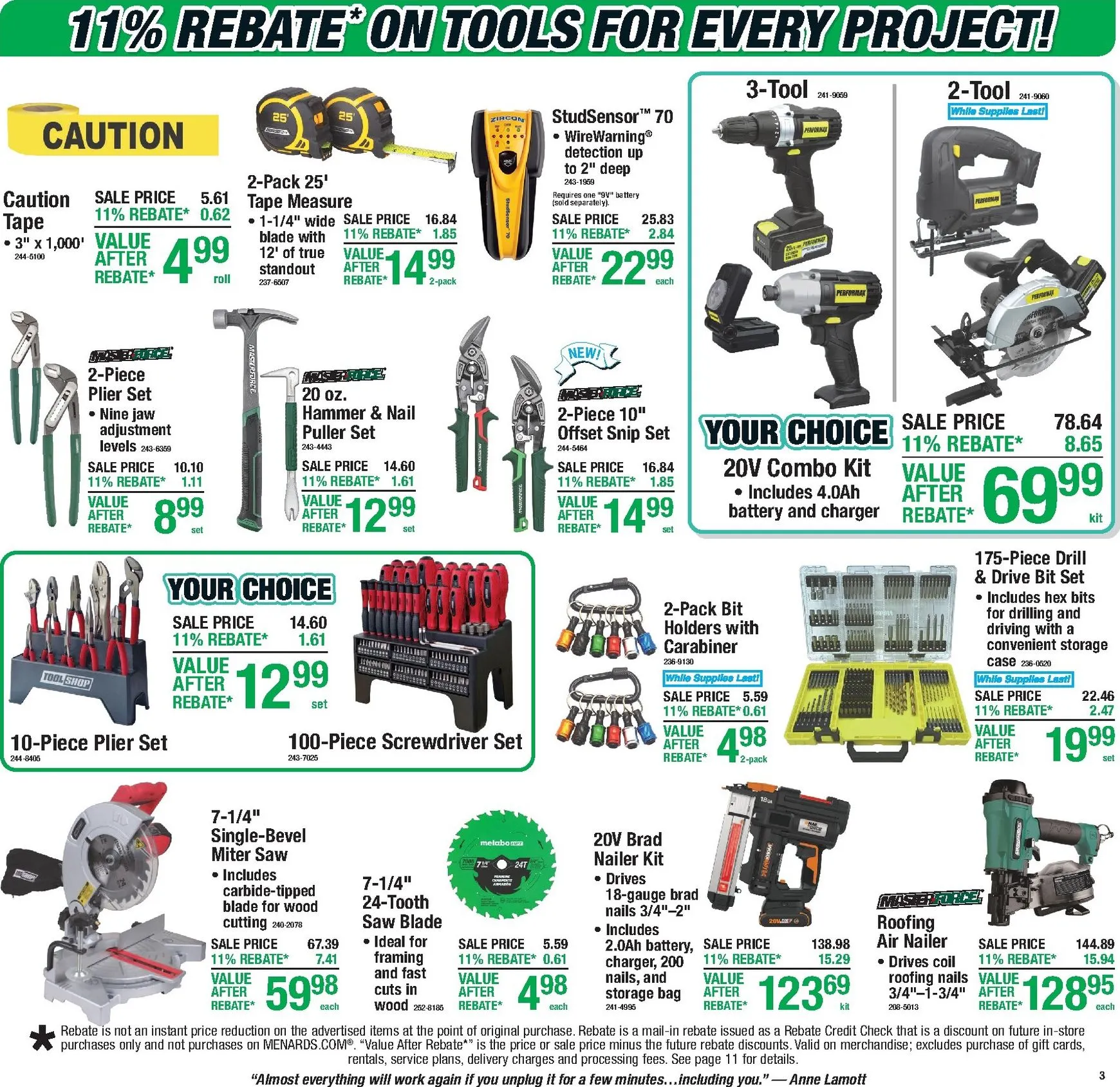 Weekly ad 11% Rebate on Everything! Menards from September 17 to September 27 2026 - Page 4