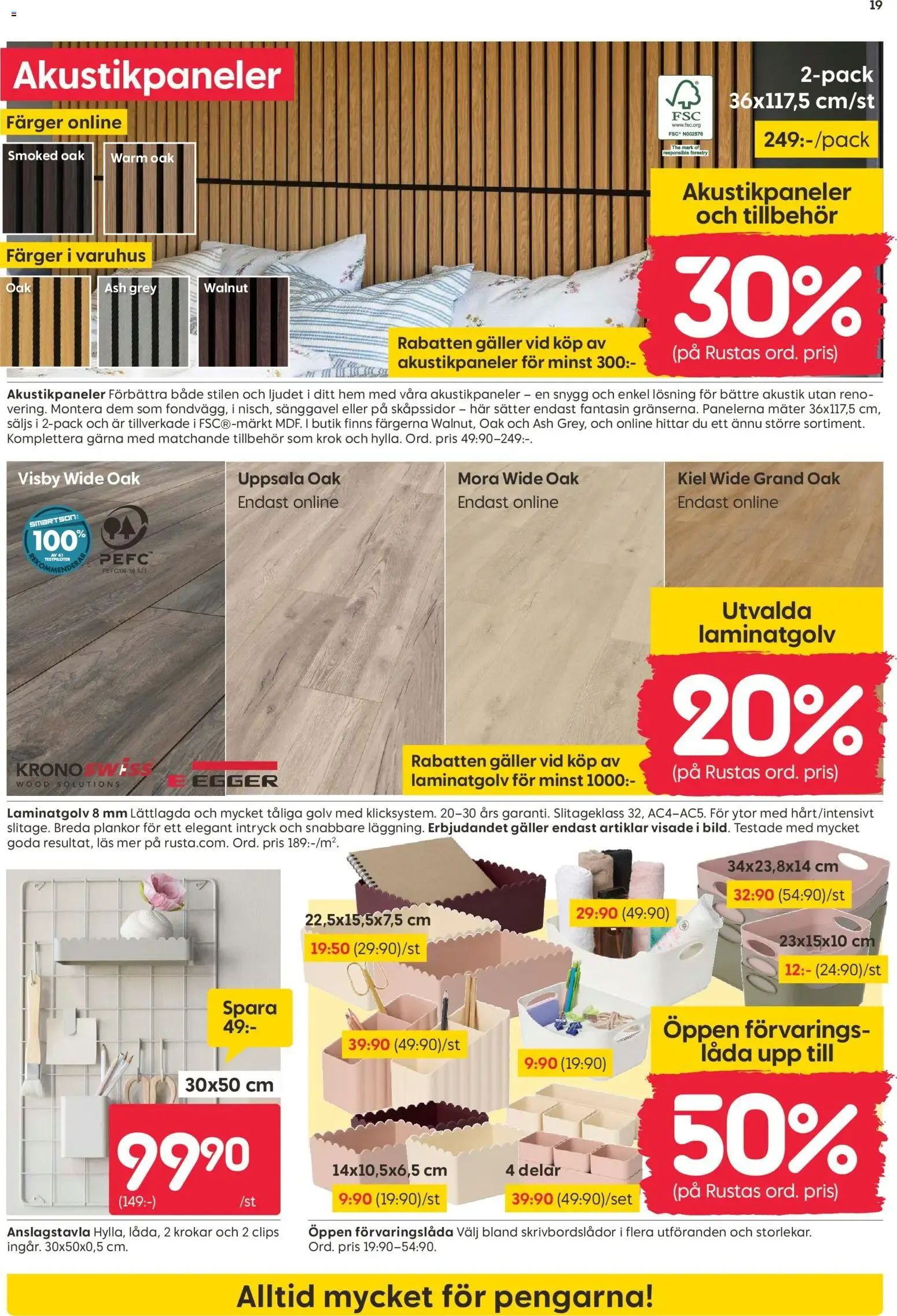 Rusta erbjudanden från 26/10/2026 - 01/11/2026 > Reklamblad nuvarande rabatter från 26 oktober till 1 november 2026 - Reklamblad sidor 19