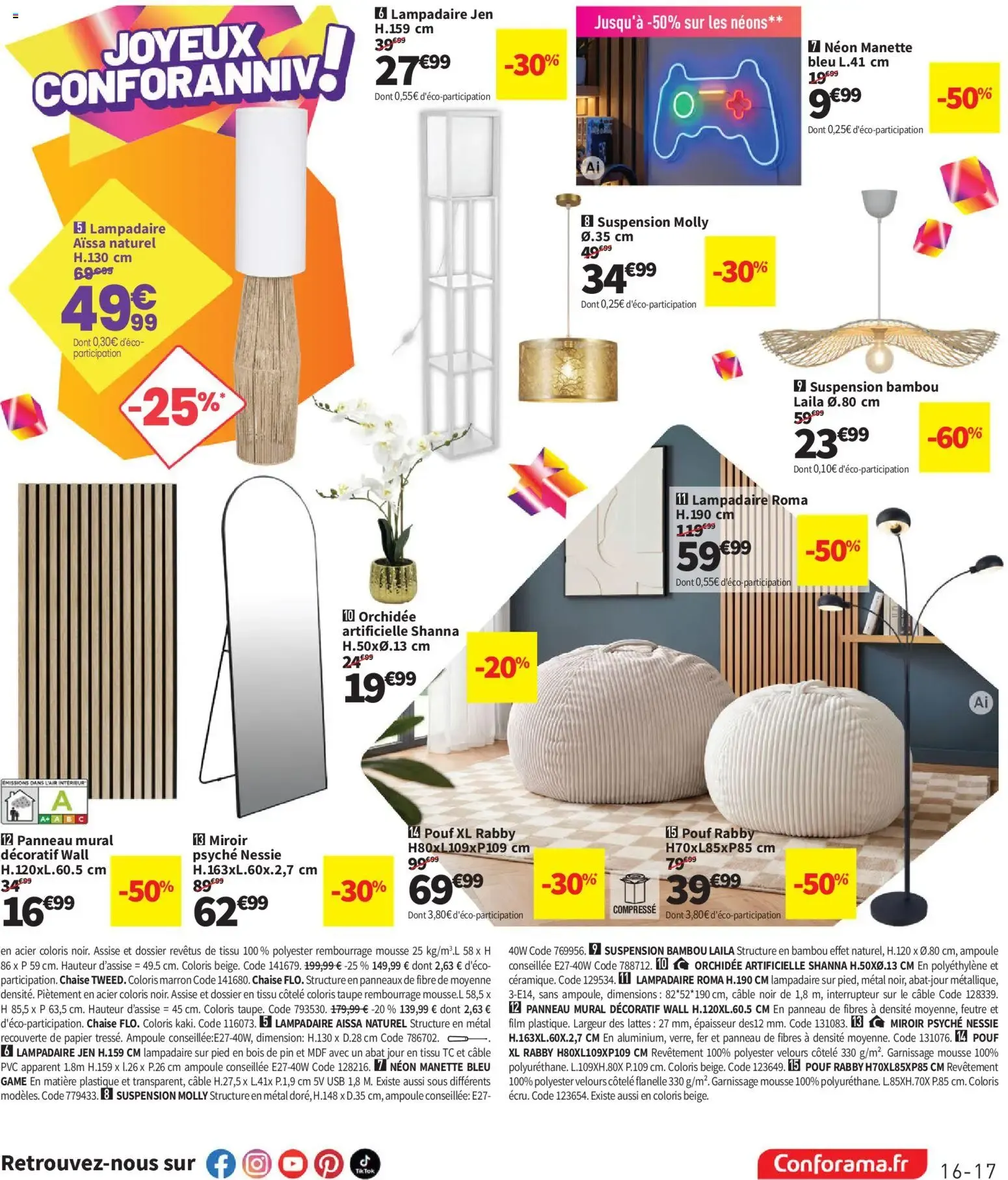 Conforama catalogue à partir du 25/08/2026 - promo en ligne du 25 août au 28 septembre 2026 - Catalogue page 17
