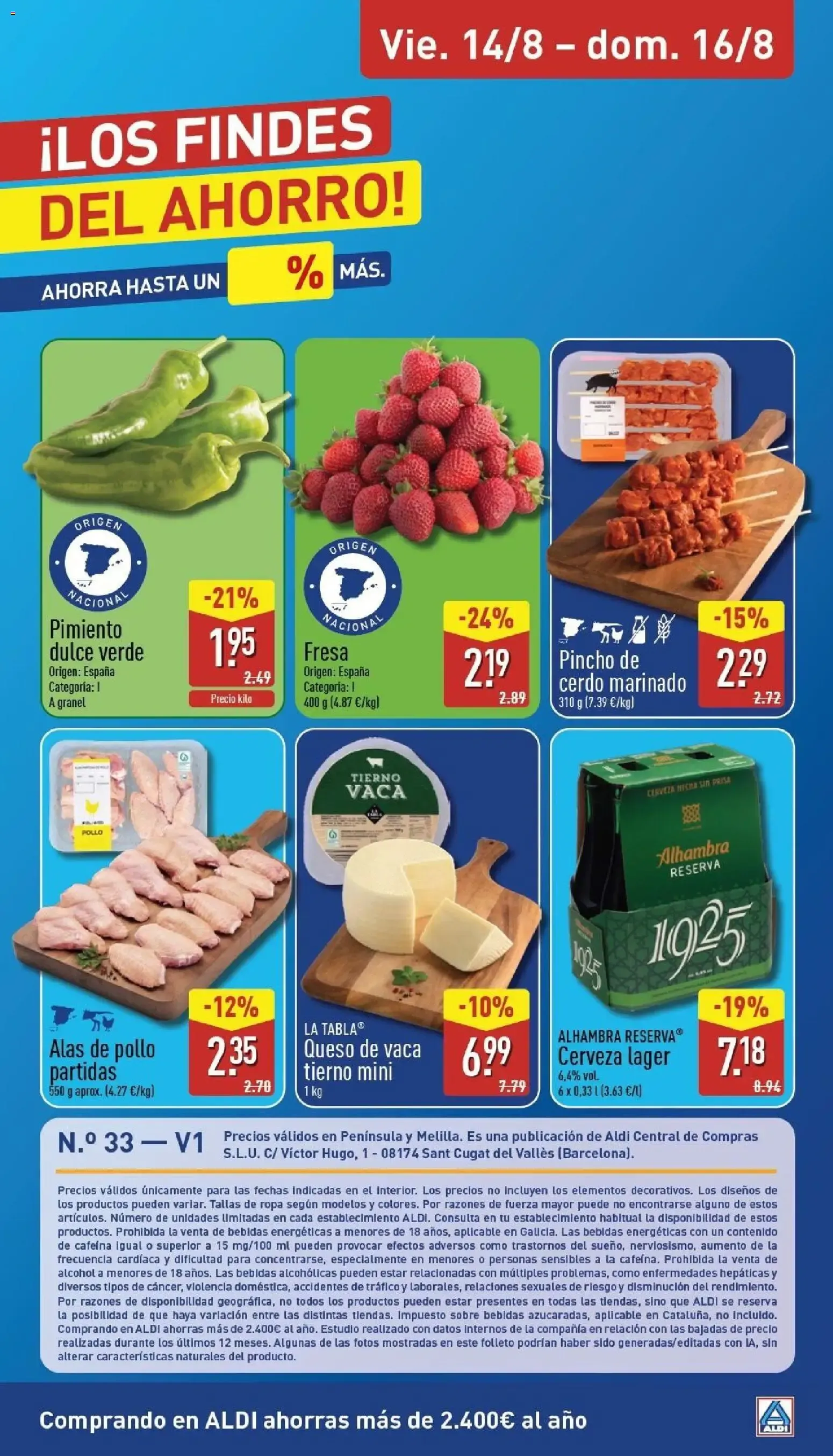 Catálogo de Aldi: Frescura a Precios para Tirarse a la Piscina 10 de agosto al 16 de agosto 2026 - Página 23