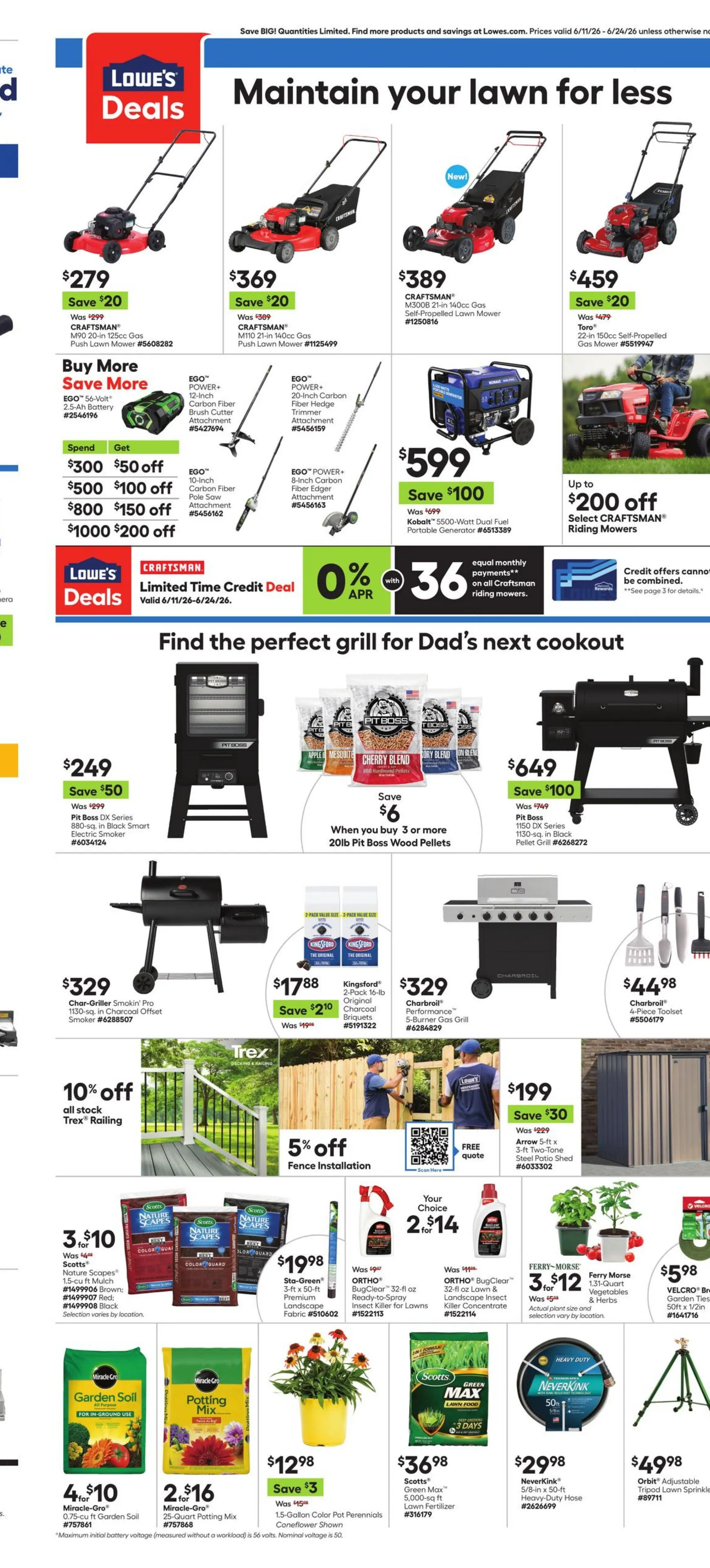 Weekly ad Lowe's Extra Big Deals from June 11 to June 15 2026 - Page 3