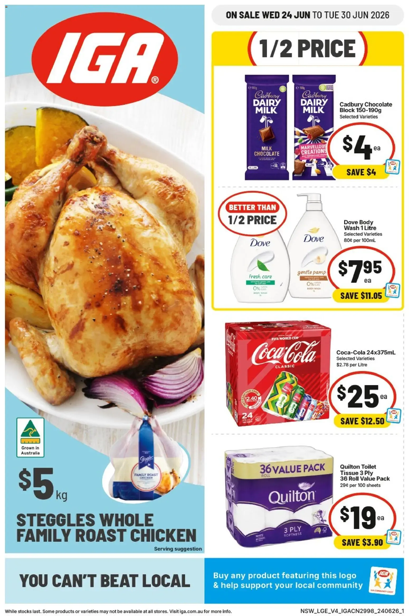 IGA catalogue valid from 24/06/2026 > Online Australia - Catalogue valid from 24 June to 30 June 2026 - page 1