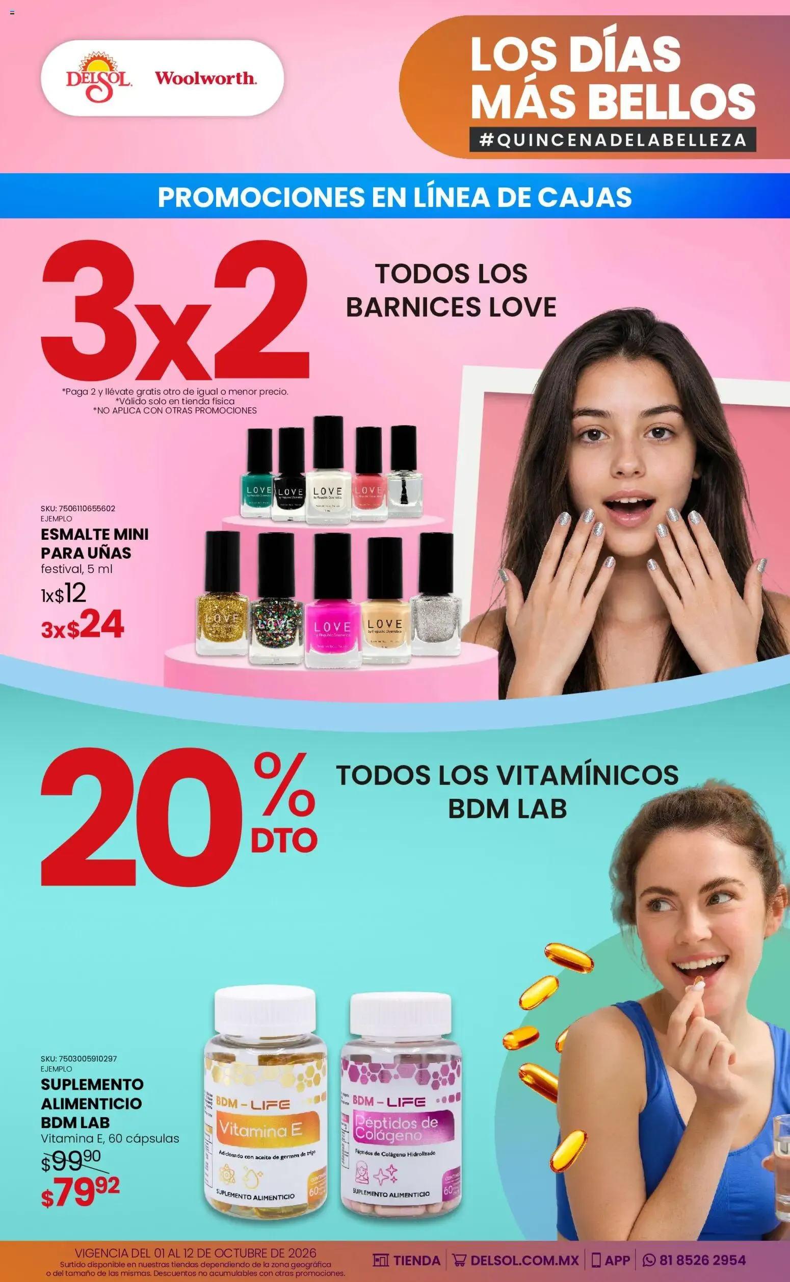 Catálogo de Del Sol y Woolworth catálogo Los días más bellos - Quincena Belleza (01/10/2026 - 12/10/2026) - catálogo en línea 1 de octubre al 12 de octubre 2026 - Pagina 35