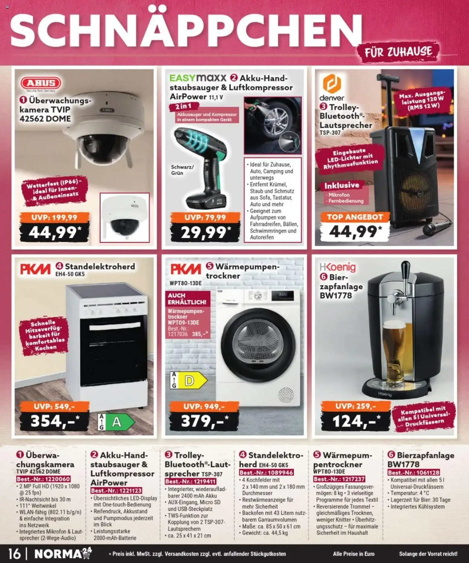 Norma Bestellmagazin September 2026 (ab 01.09.2026) zum blättern » Angebote von 1. September bis 30. September 2026 - Prospekt seite 16