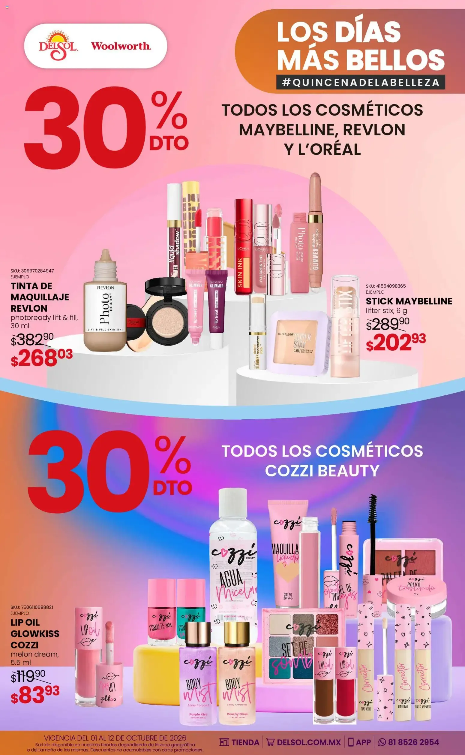 Catálogo de Del Sol y Woolworth catálogo Los días más bellos - Quincena Belleza (01/10/2026 - 12/10/2026) - catálogo en línea 1 de octubre al 12 de octubre 2026 - Pagina 25