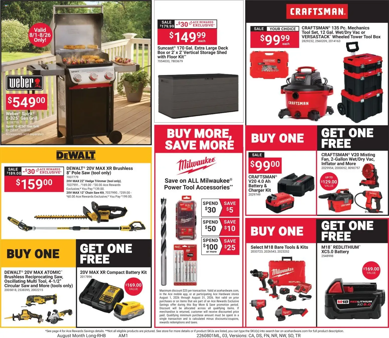 Weekly ad ACE Red Hot Buys August 1-31 from August 1 to August 31 2026 - Page 3