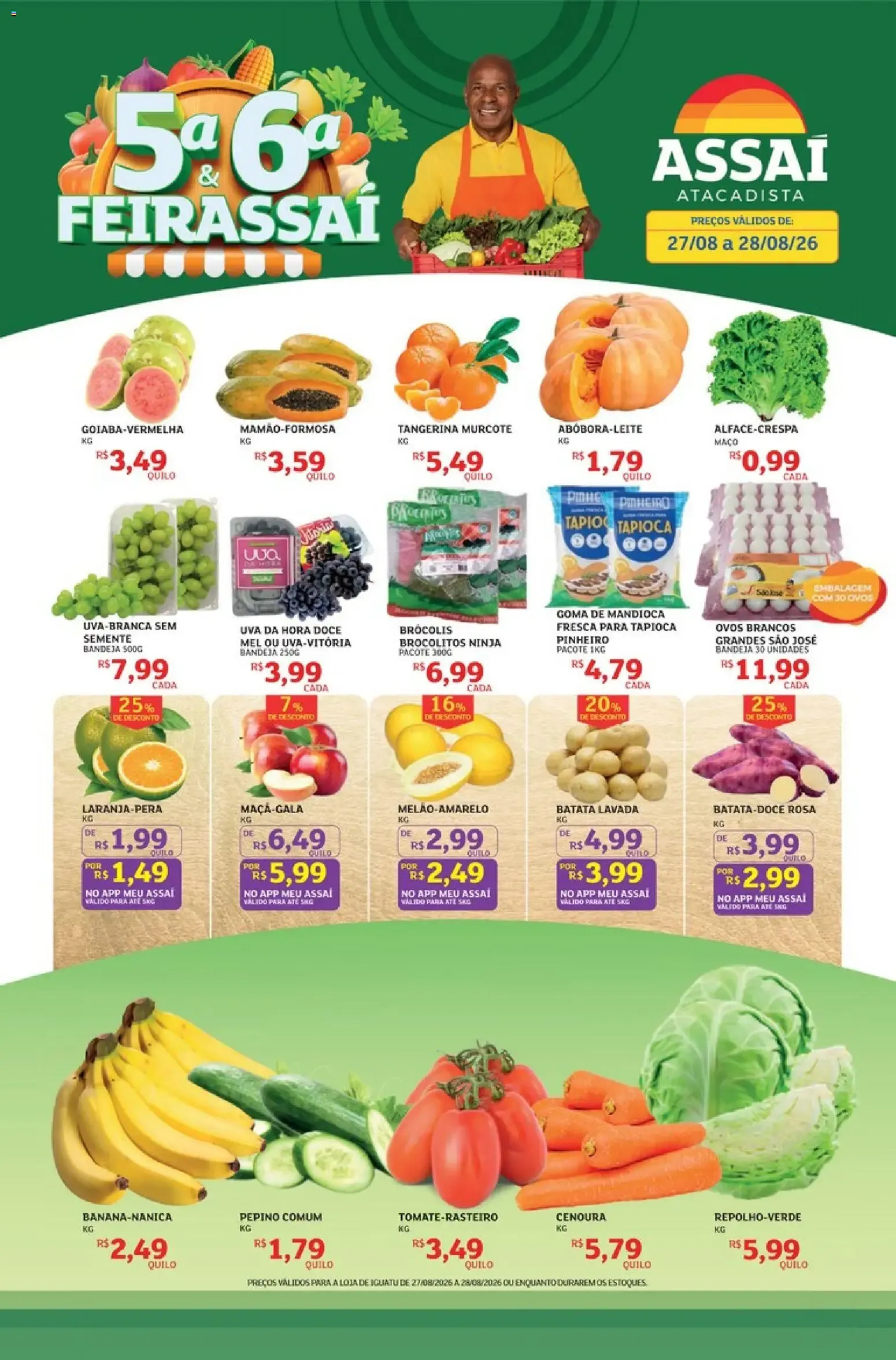 Encarte de Assaí Atacadista ofertas - CE de 27/08/2026 | Promoções Online 27 de agosto até 28 de agosto 2026 - Pagina 1