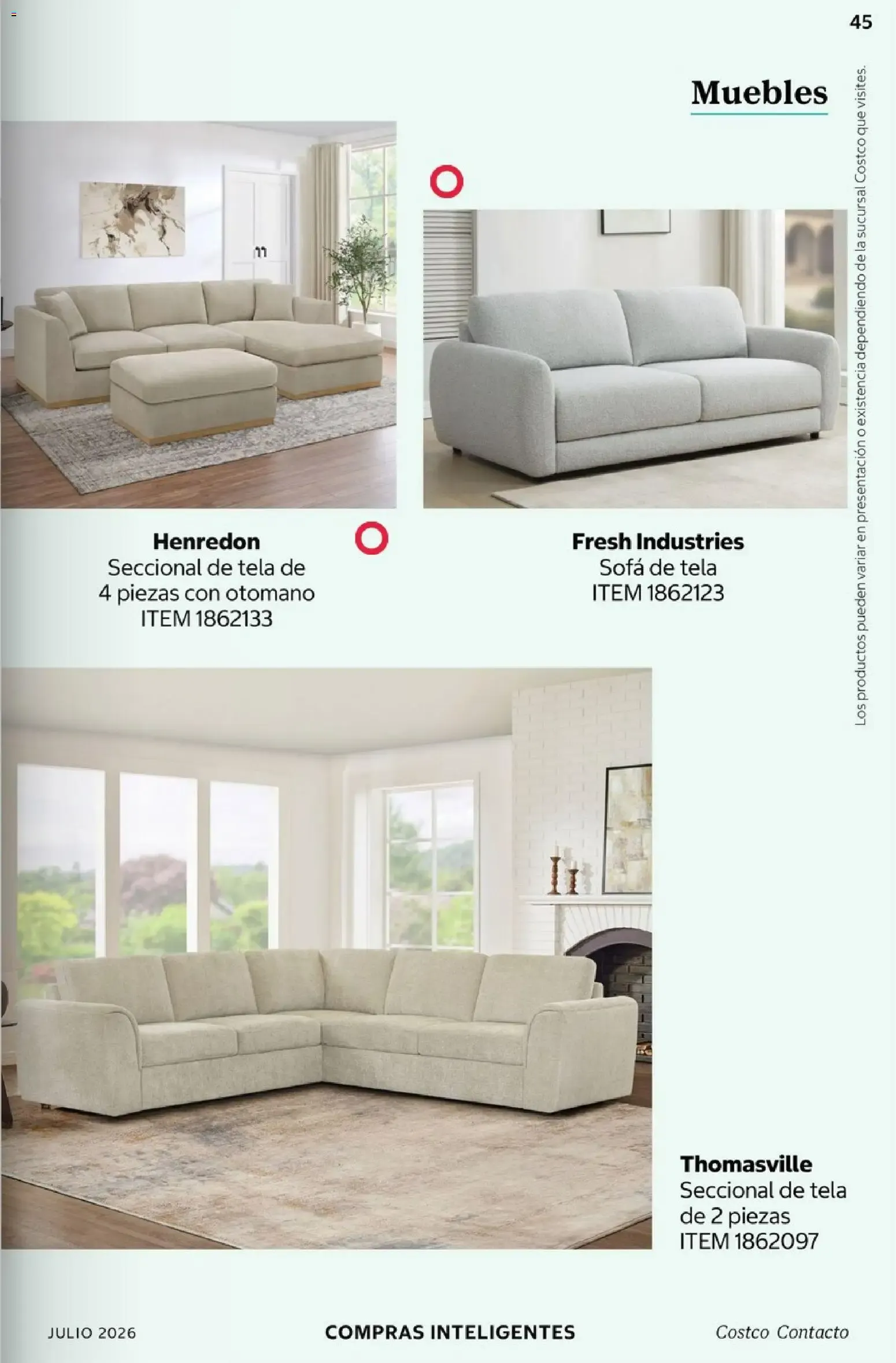 Catálogo de Revista digital Contacto Costco: 50 años 1 de julio al 31 de julio 2026 - Pagina 45