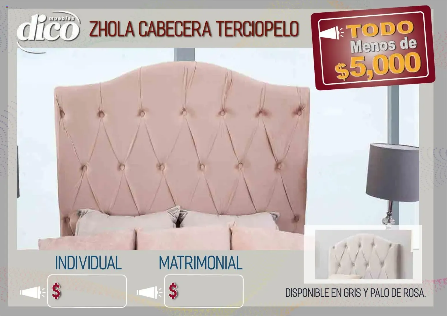 Catálogo de Muebles Dico - Todo Menos de $5,000 9 de abril al 31 de diciembre 2026 - Pagina 10