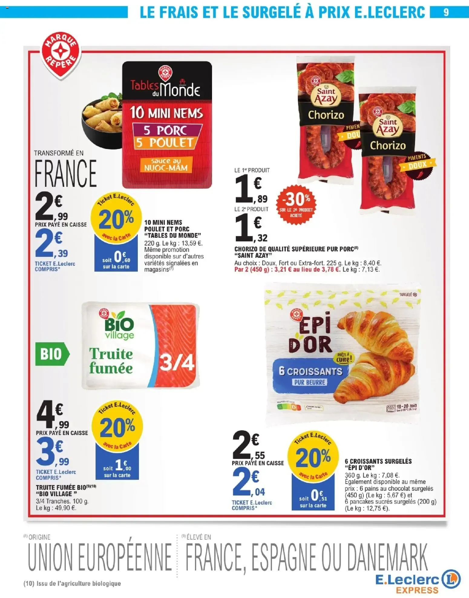 Catalogue E.Leclerc du 06/10/2026 | Nouveau promo prospectus du 6 octobre au 17 octobre 2026 - Catalogue page 9