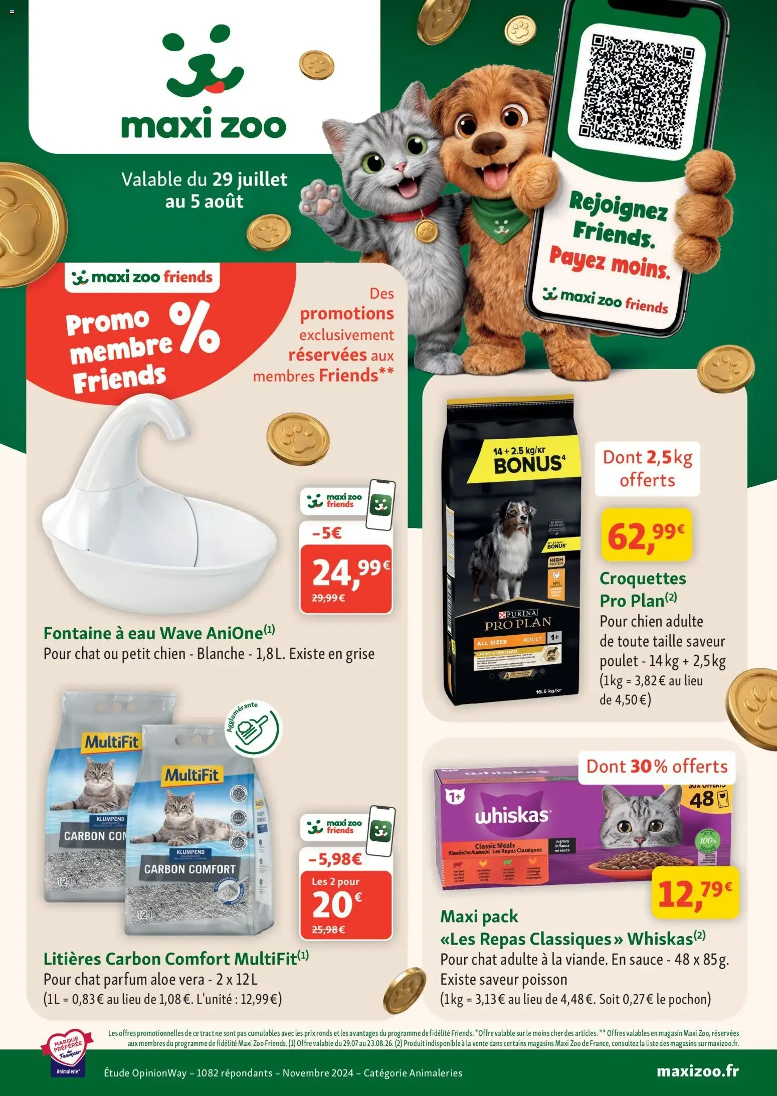 Maxi Zoo du 29 juillet au 5 août 2026 - Catalogue page 1