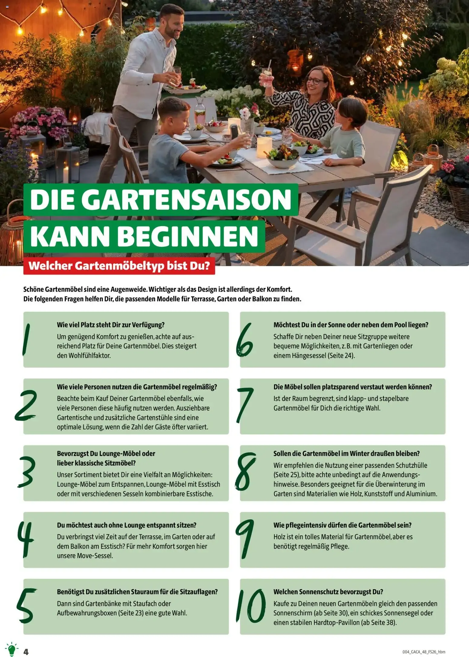 Hagebaumarkt Gartenmöbel & Camping von 2. März bis 31. Dezember 2026 - Prospekt seite 4