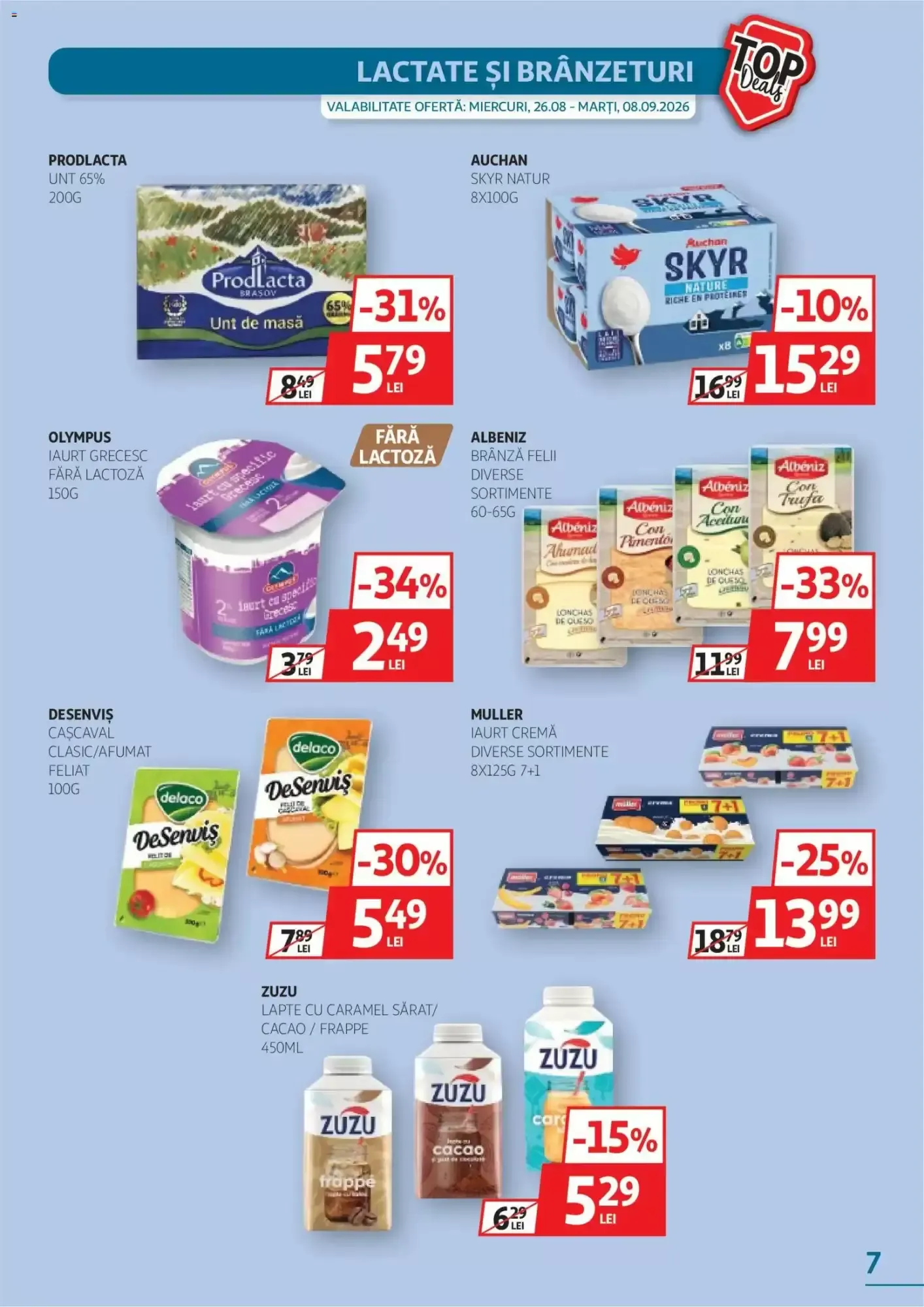 Catalog Catalog Auchan de la 26 august până la 8 septembrie 2026 - Revista Pagina 7