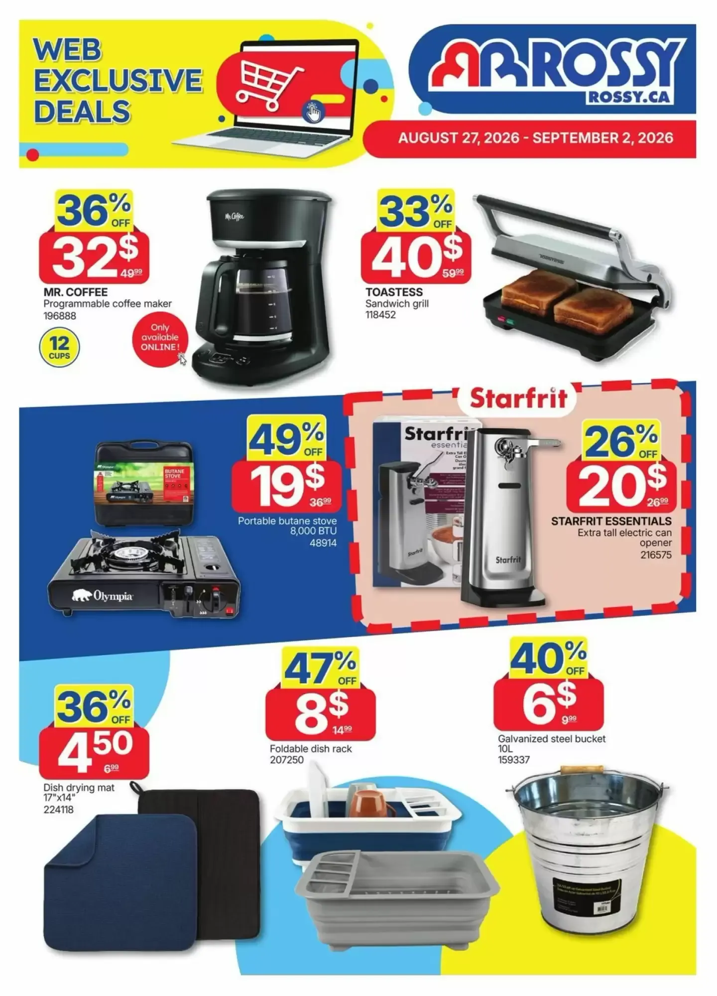 WEB EXCLUSIVE DEALS from August 27 to September 2 2026 - flyer page 1