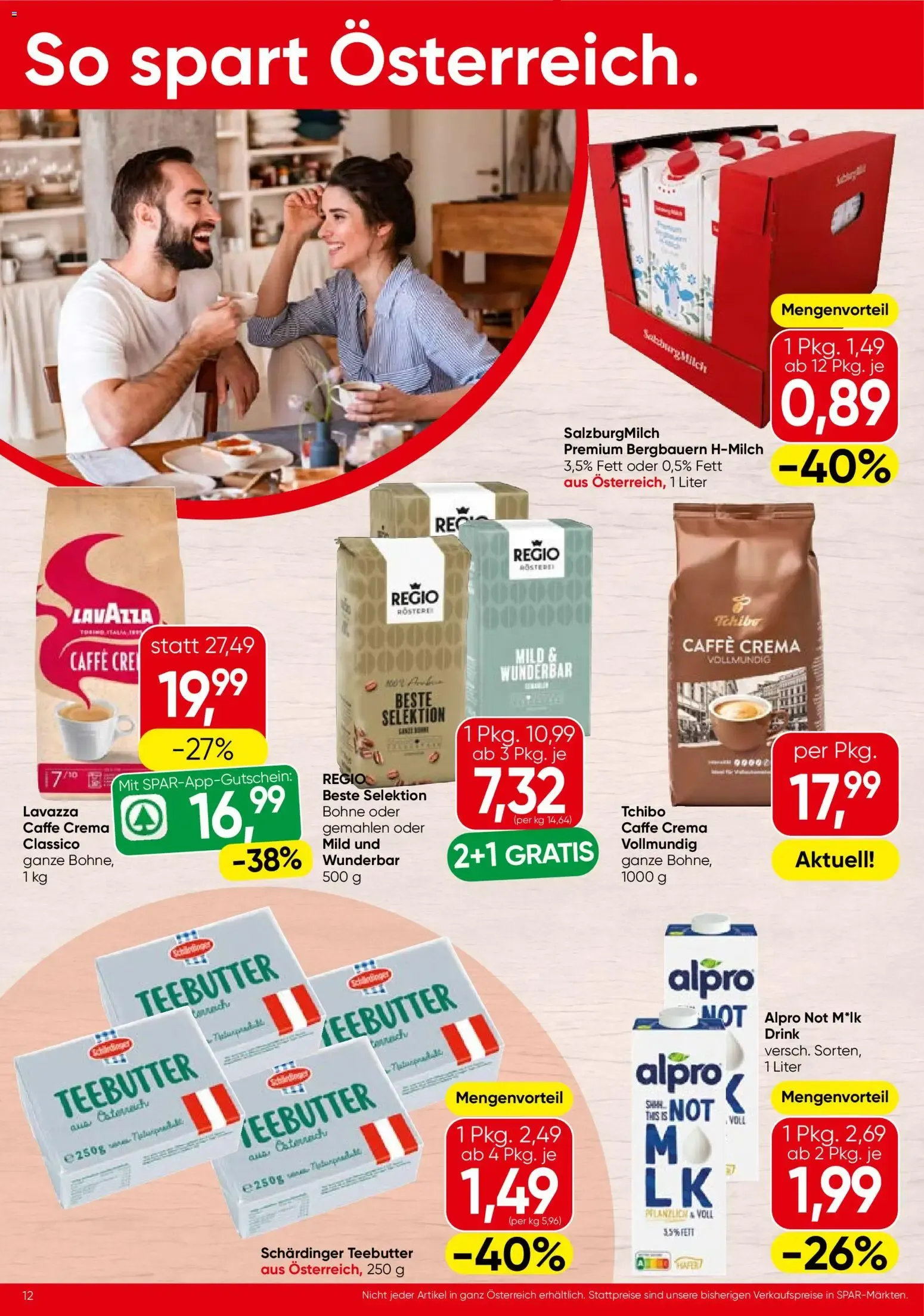 Spar Flugblatt - Vorarlberg (18.06.2026) - Angebote und Prospekt von 18. Juni bis 30. Juni 2026 - Flugblätt seite 12