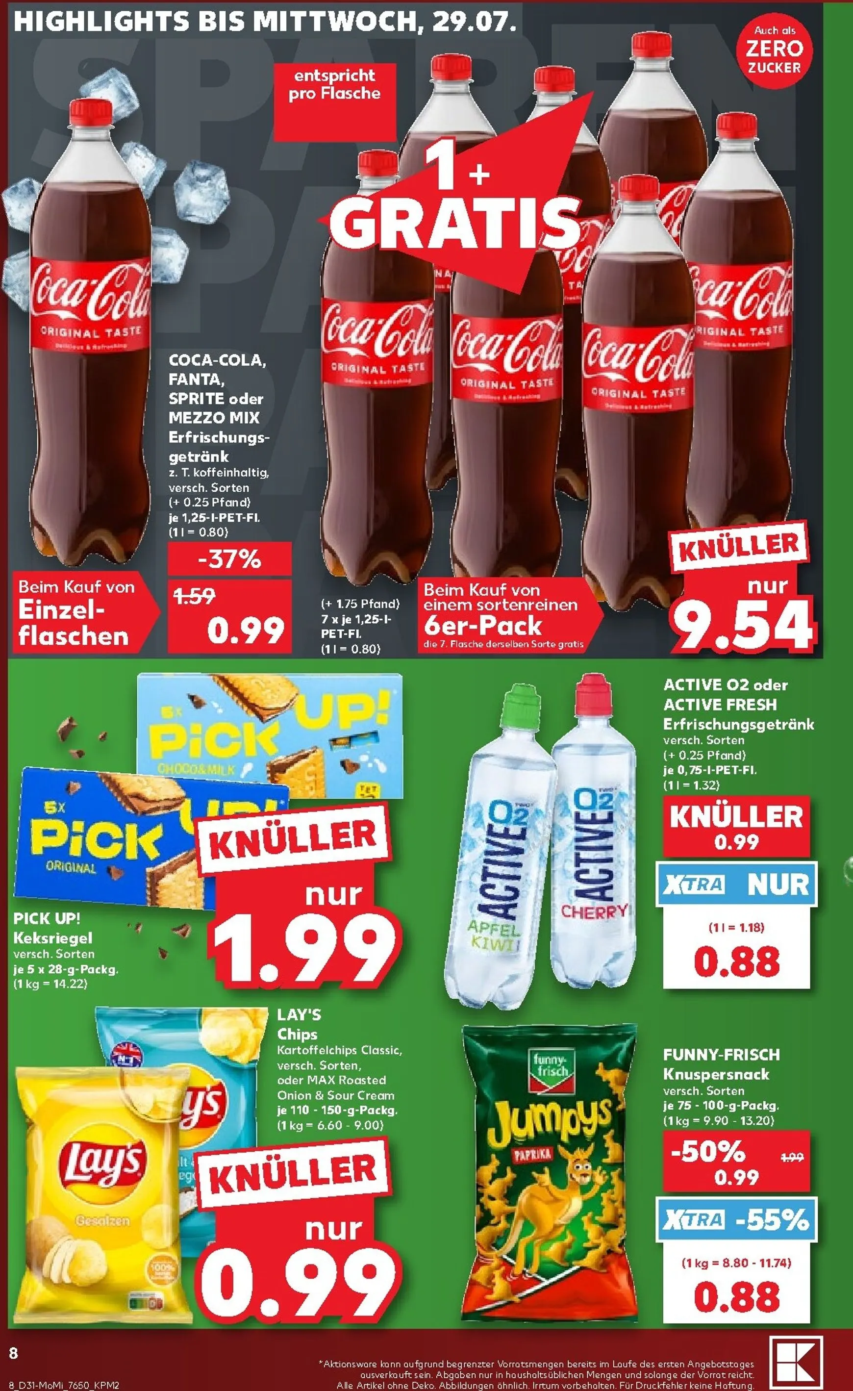 Kaufland: Richtig Sparen zum Wochenstart von 27. Juli bis 29. Juli 2026 - Prospekt seite 8